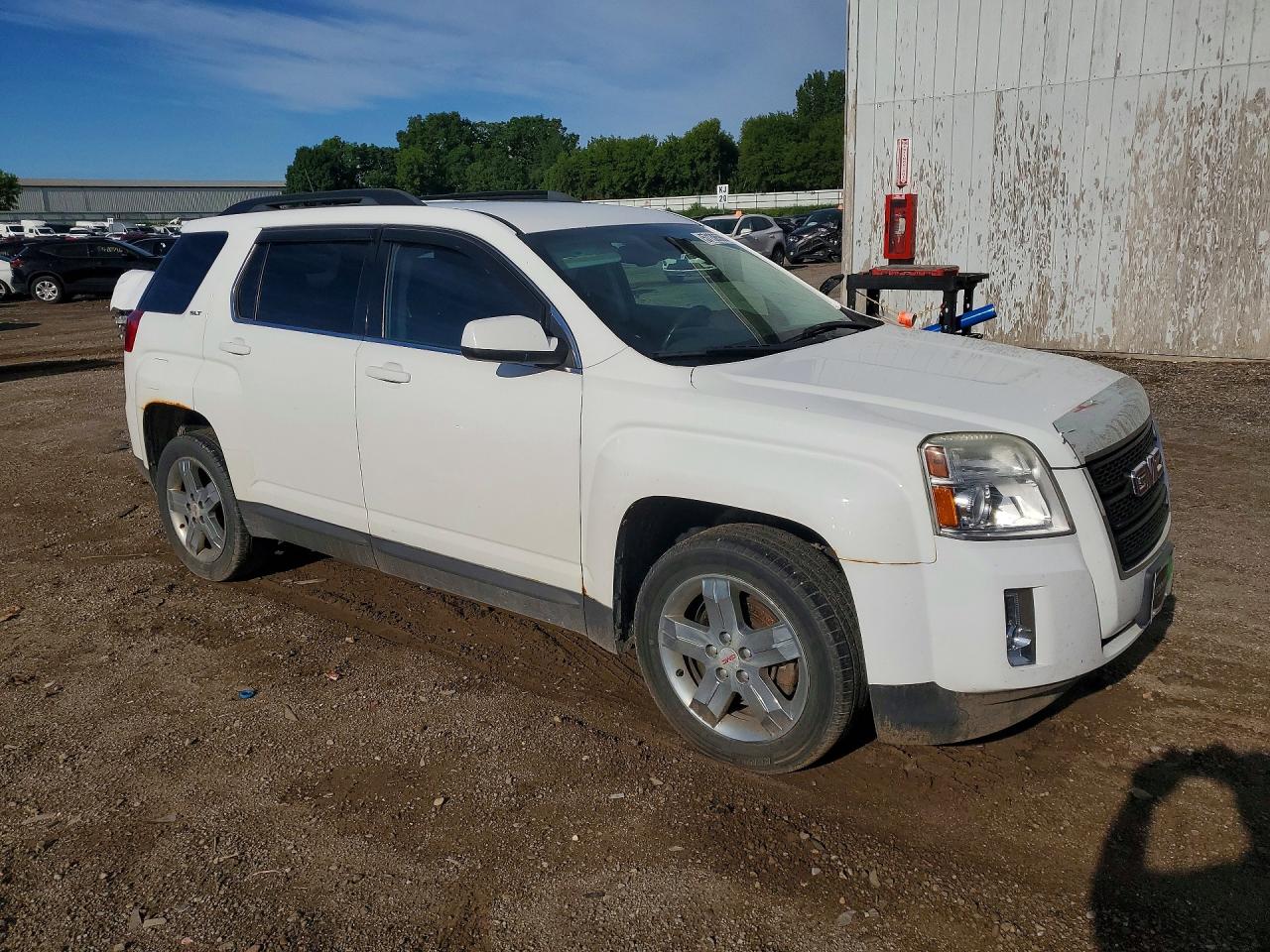 2013 Gmc Terrain Slt White vin: 2GKFLVEK6D6377832