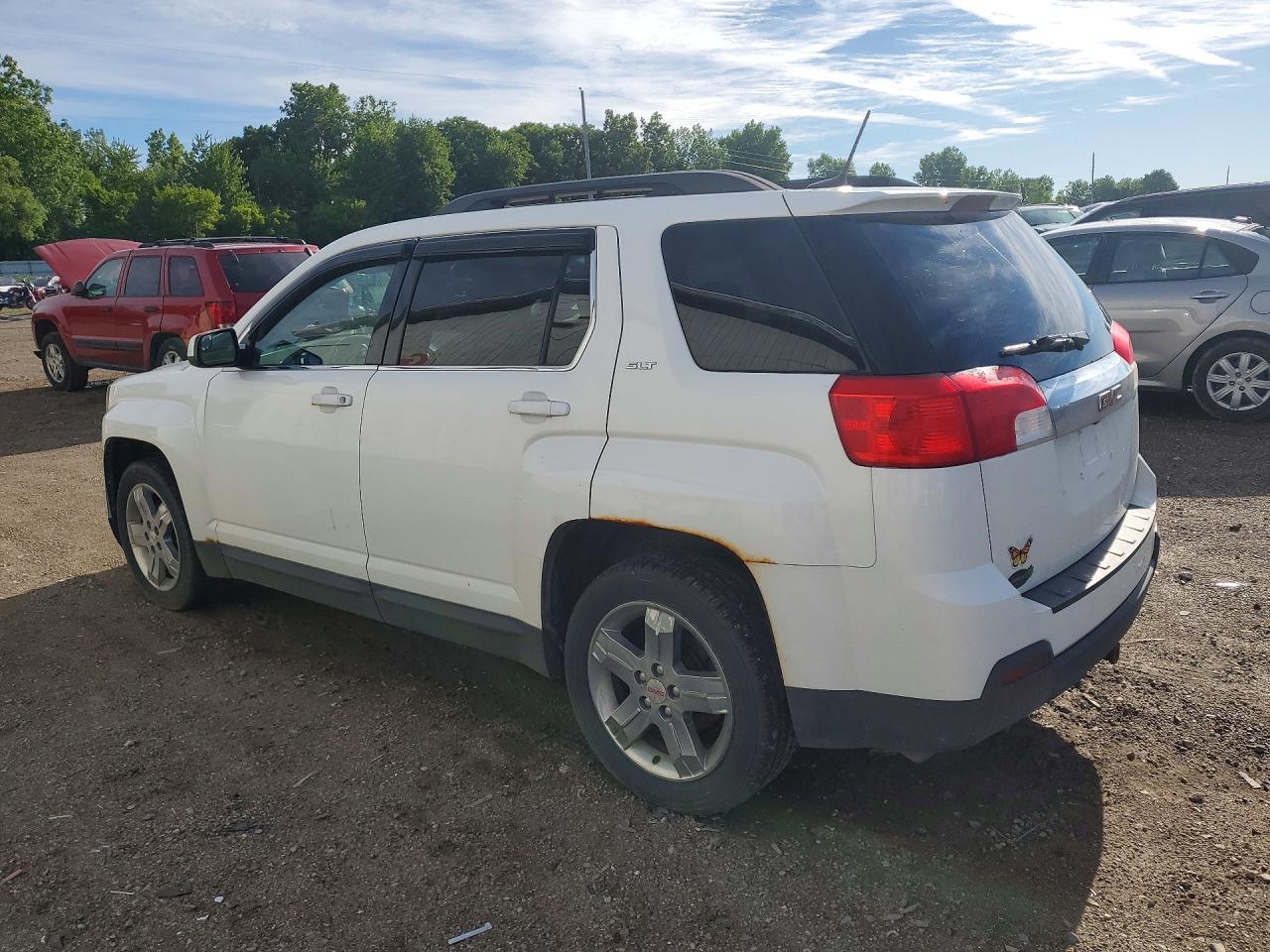 2013 Gmc Terrain Slt White vin: 2GKFLVEK6D6377832