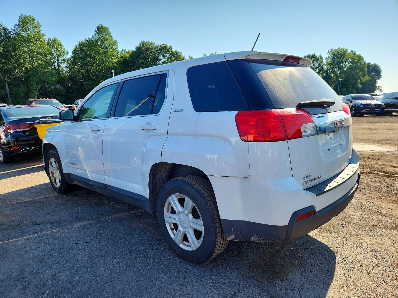 2014 Gmc Terrain Sle White vin: 2GKFLVEK6E6343648