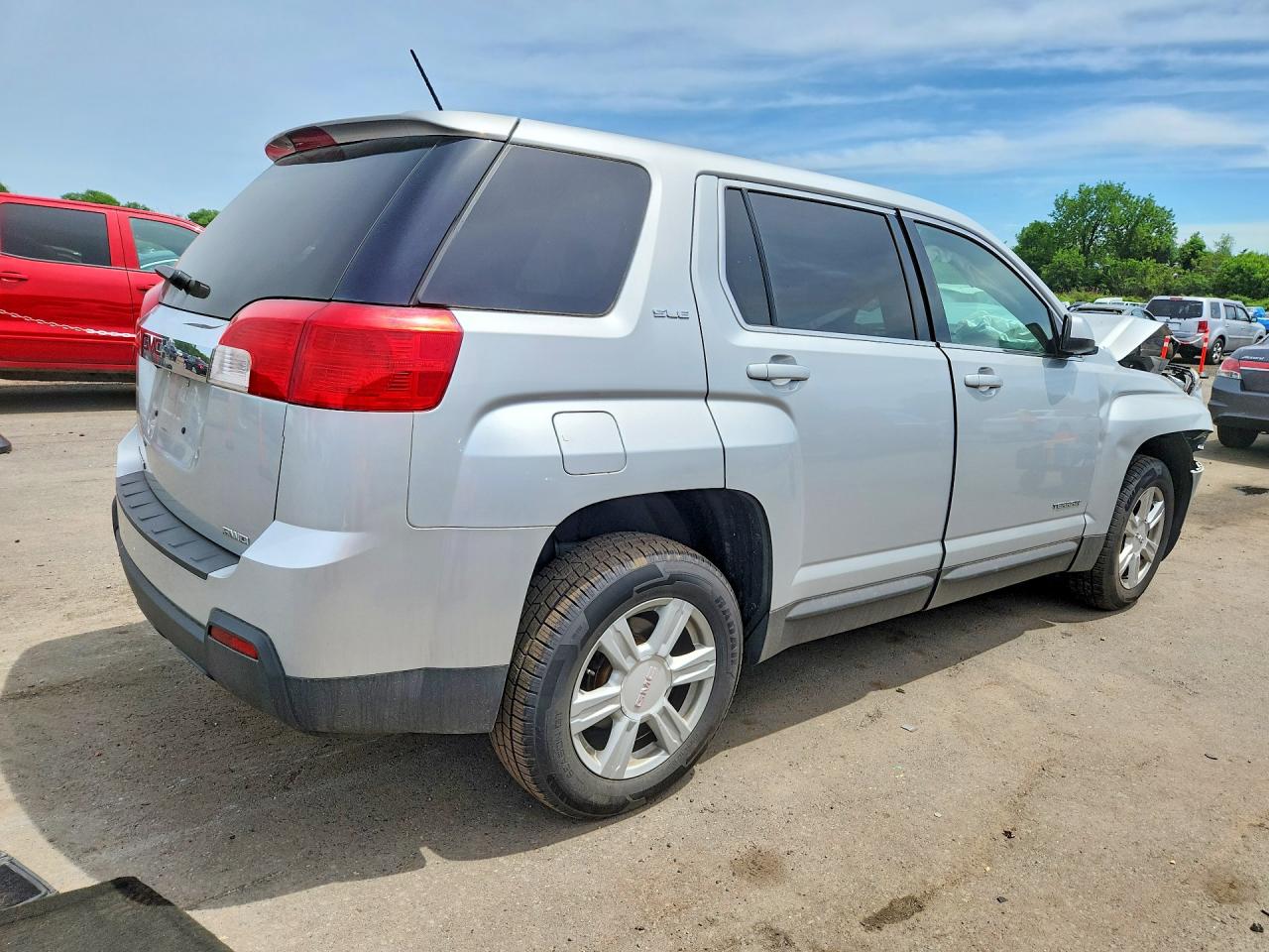 2015 Gmc Terrain Sle Серебряный vin: 2GKFLVEK6F6161997
