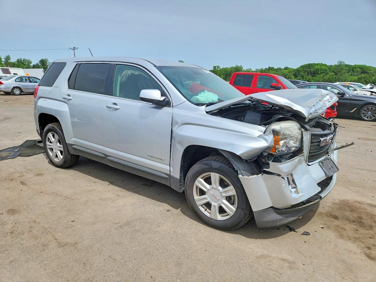 2015 Gmc Terrain Sle Серебряный vin: 2GKFLVEK6F6161997