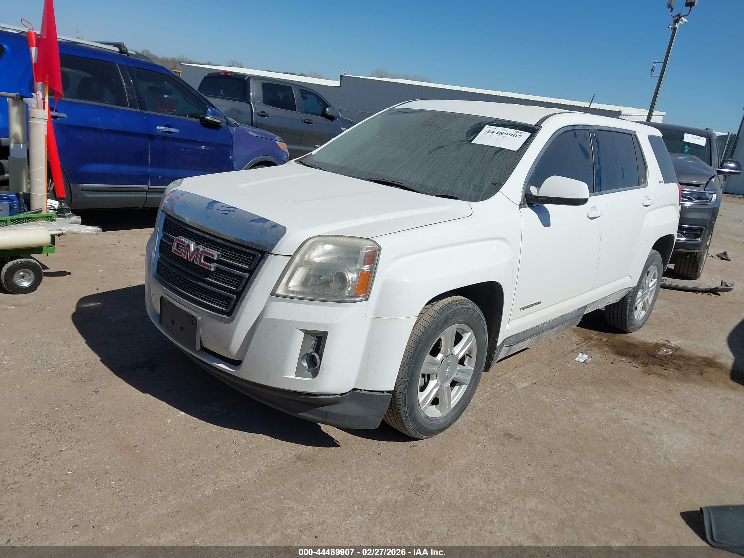 2015 Gmc Terrain Sle-1 White vin: 2GKFLVEK6F6343232