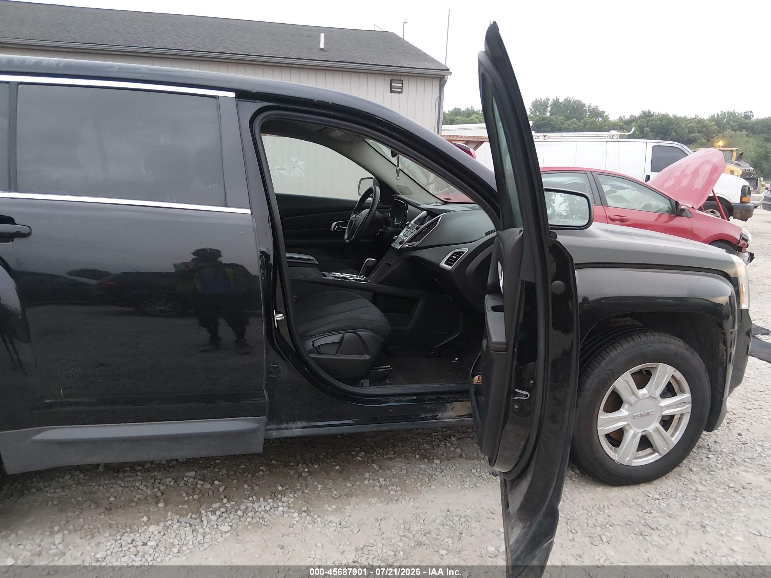 2015 Gmc Terrain Sle-1 Black vin: 2GKFLVEK6F6417765