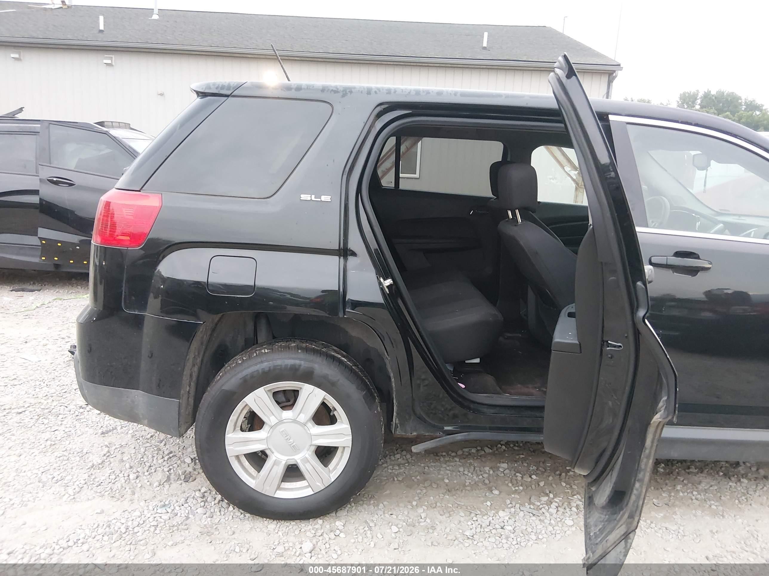 2015 Gmc Terrain Sle-1 Black vin: 2GKFLVEK6F6417765