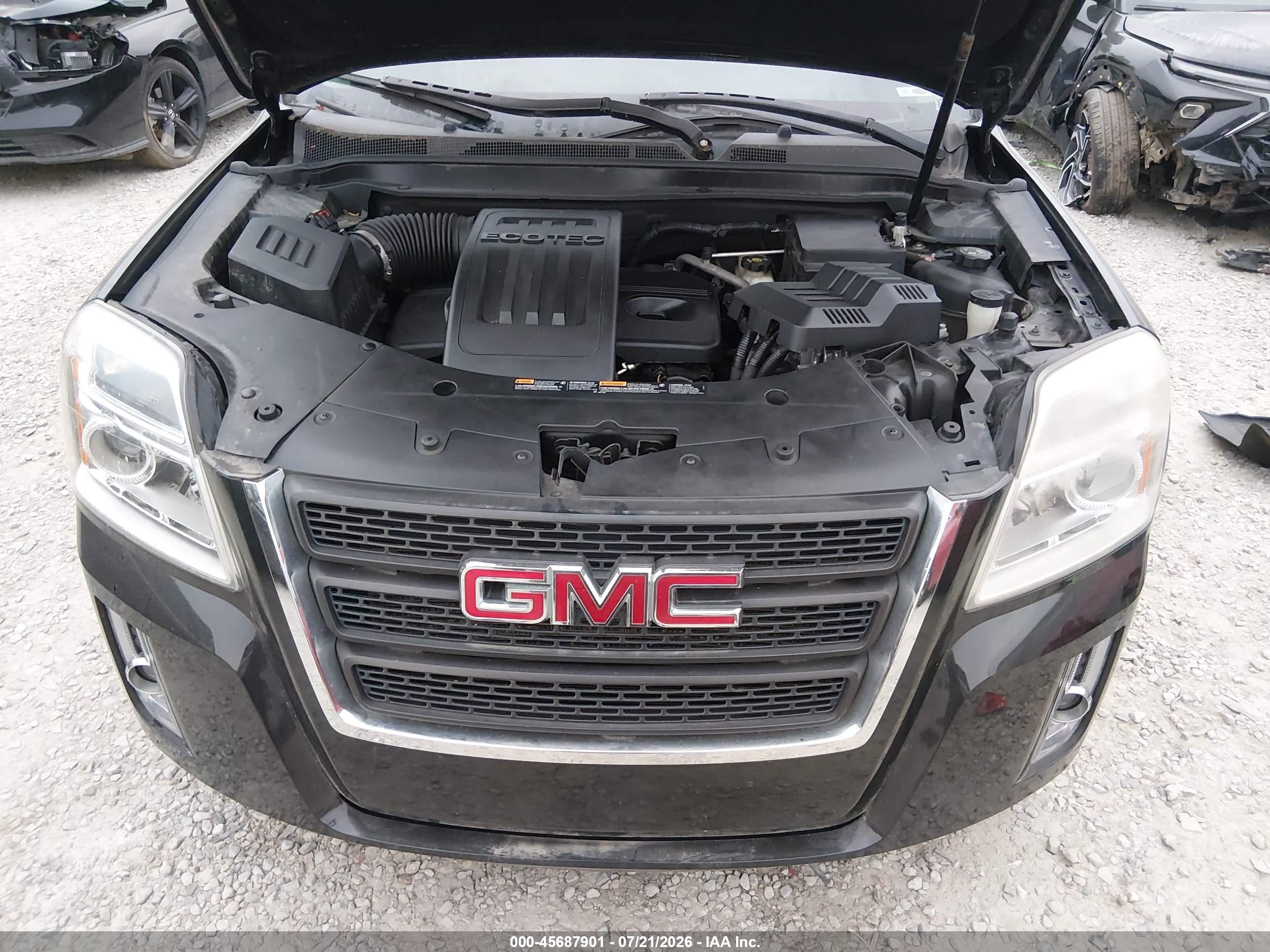 2015 Gmc Terrain Sle-1 Black vin: 2GKFLVEK6F6417765