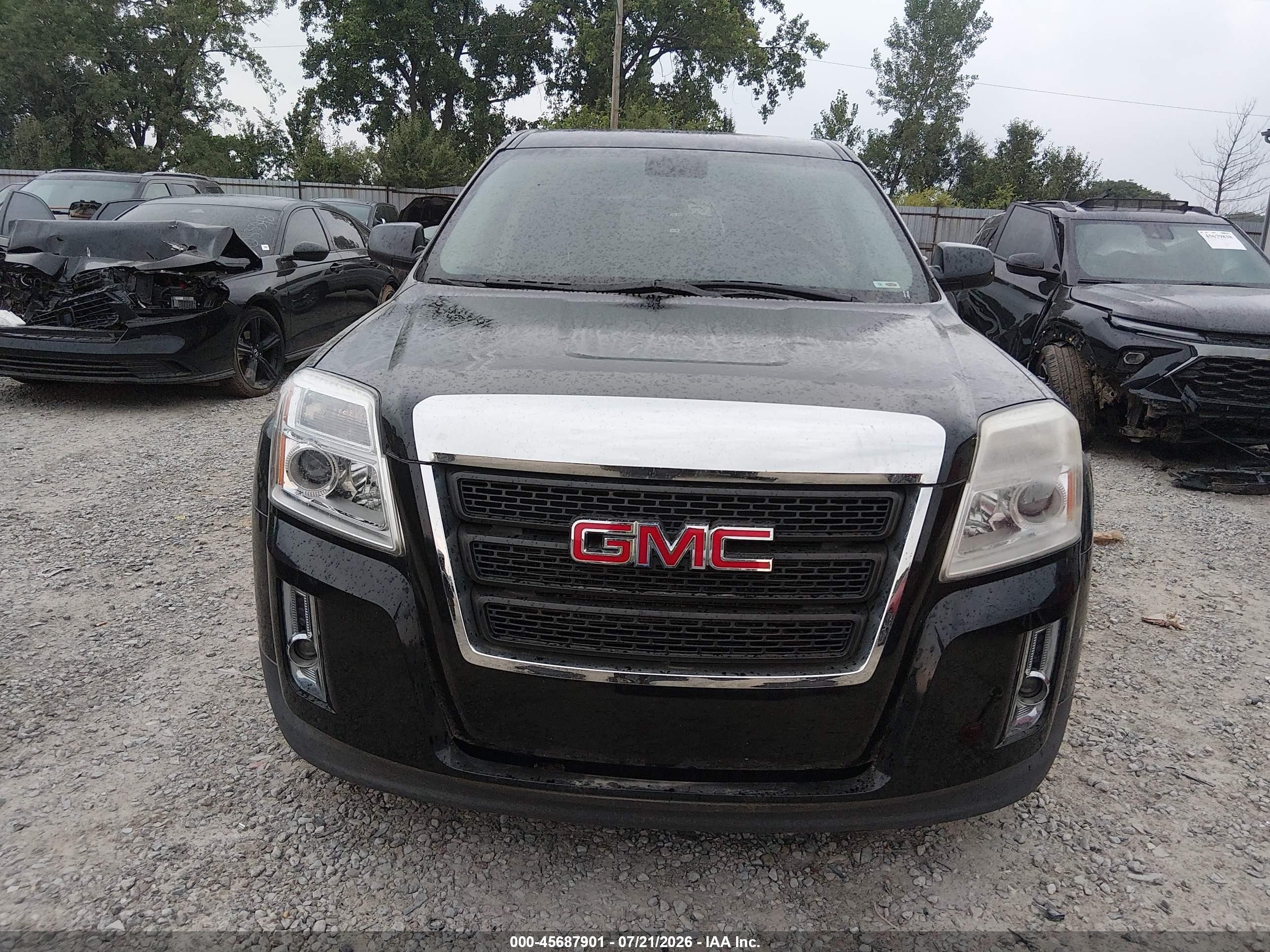 2015 Gmc Terrain Sle-1 Black vin: 2GKFLVEK6F6417765