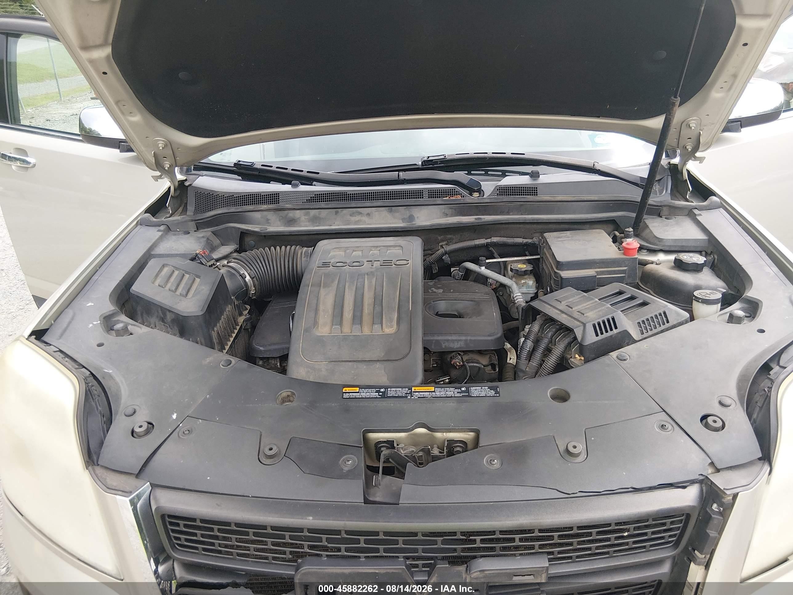 2014 Gmc Terrain Sle-1 Золотой vin: 2GKFLVEK7E6275389
