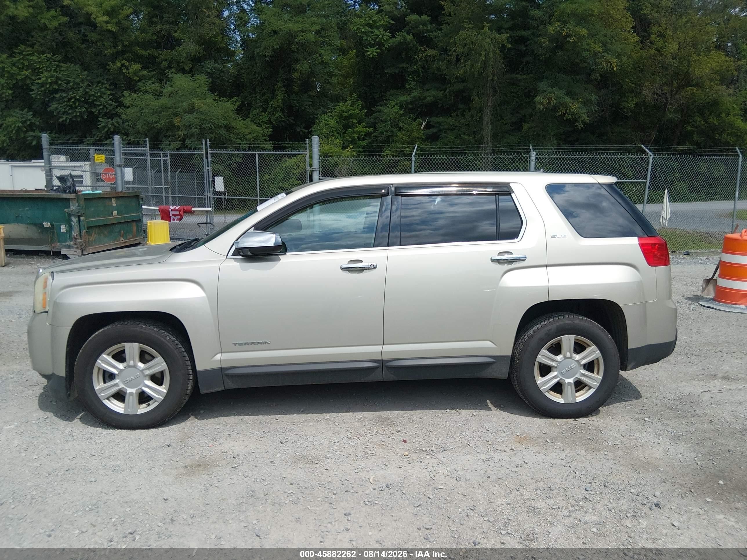 2014 Gmc Terrain Sle-1 Золотой vin: 2GKFLVEK7E6275389