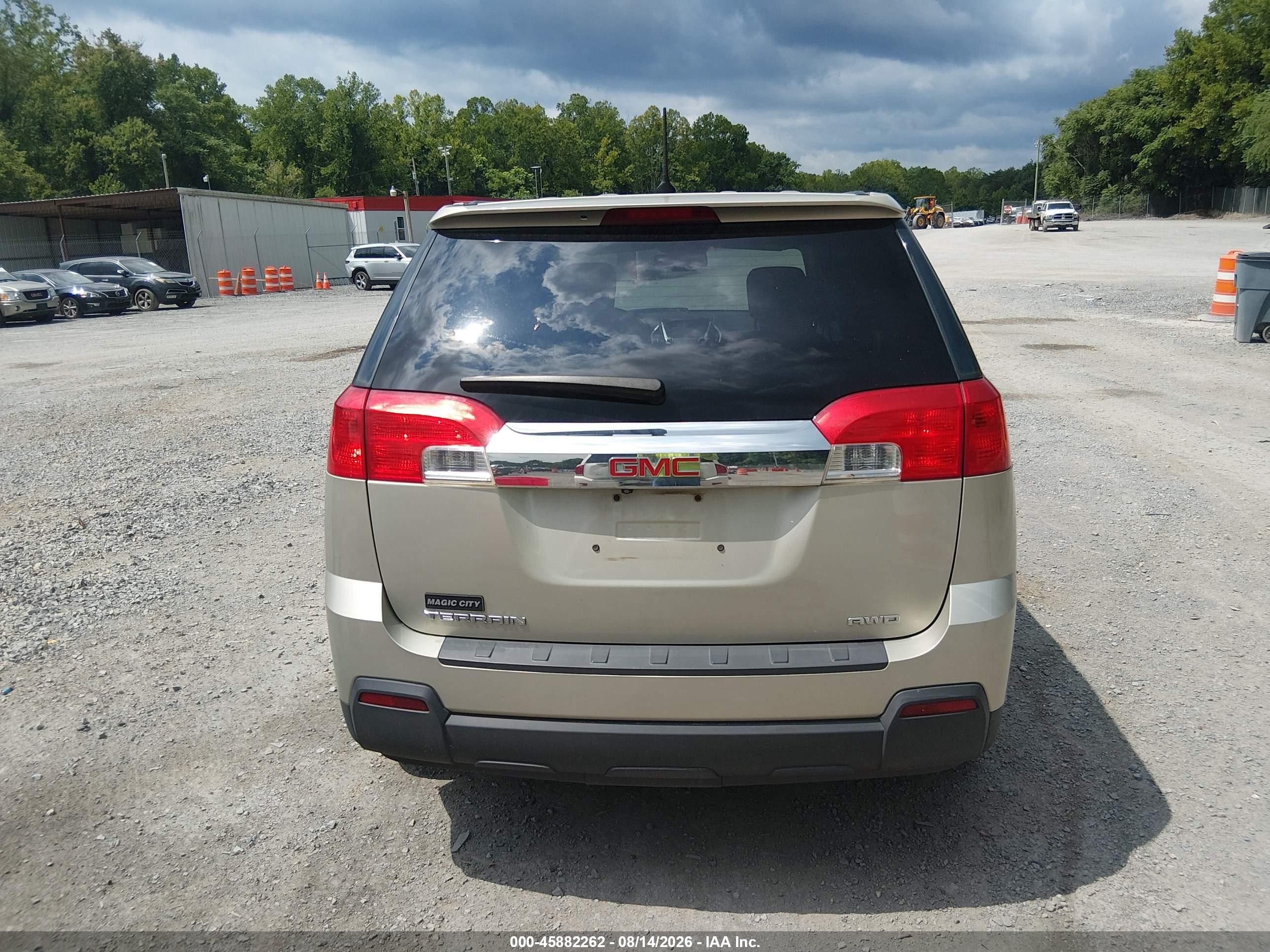 2014 Gmc Terrain Sle-1 Золотой vin: 2GKFLVEK7E6275389