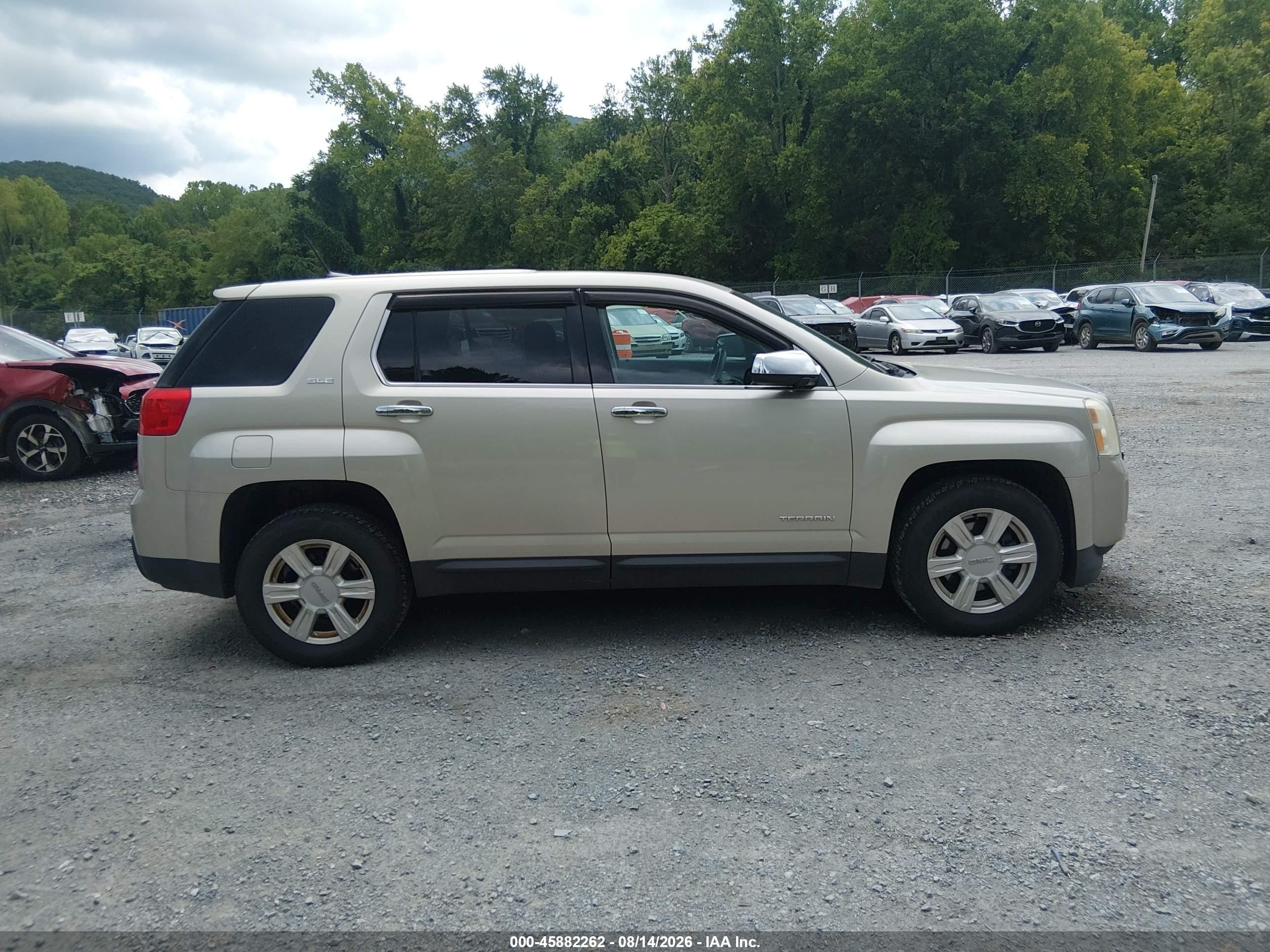 2014 Gmc Terrain Sle-1 Золотой vin: 2GKFLVEK7E6275389