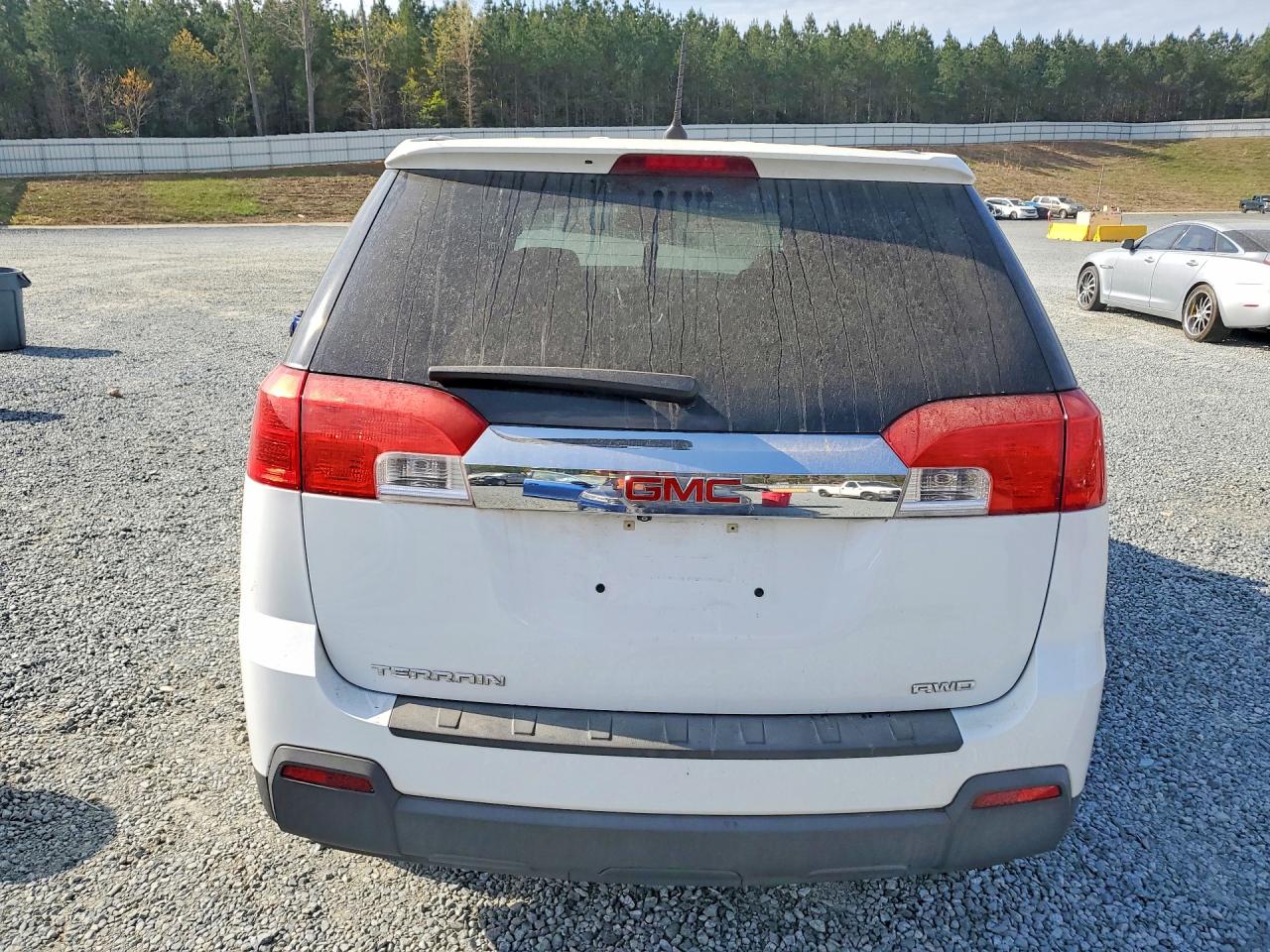 2014 Gmc Terrain Sle White vin: 2GKFLVEK7E6372124
