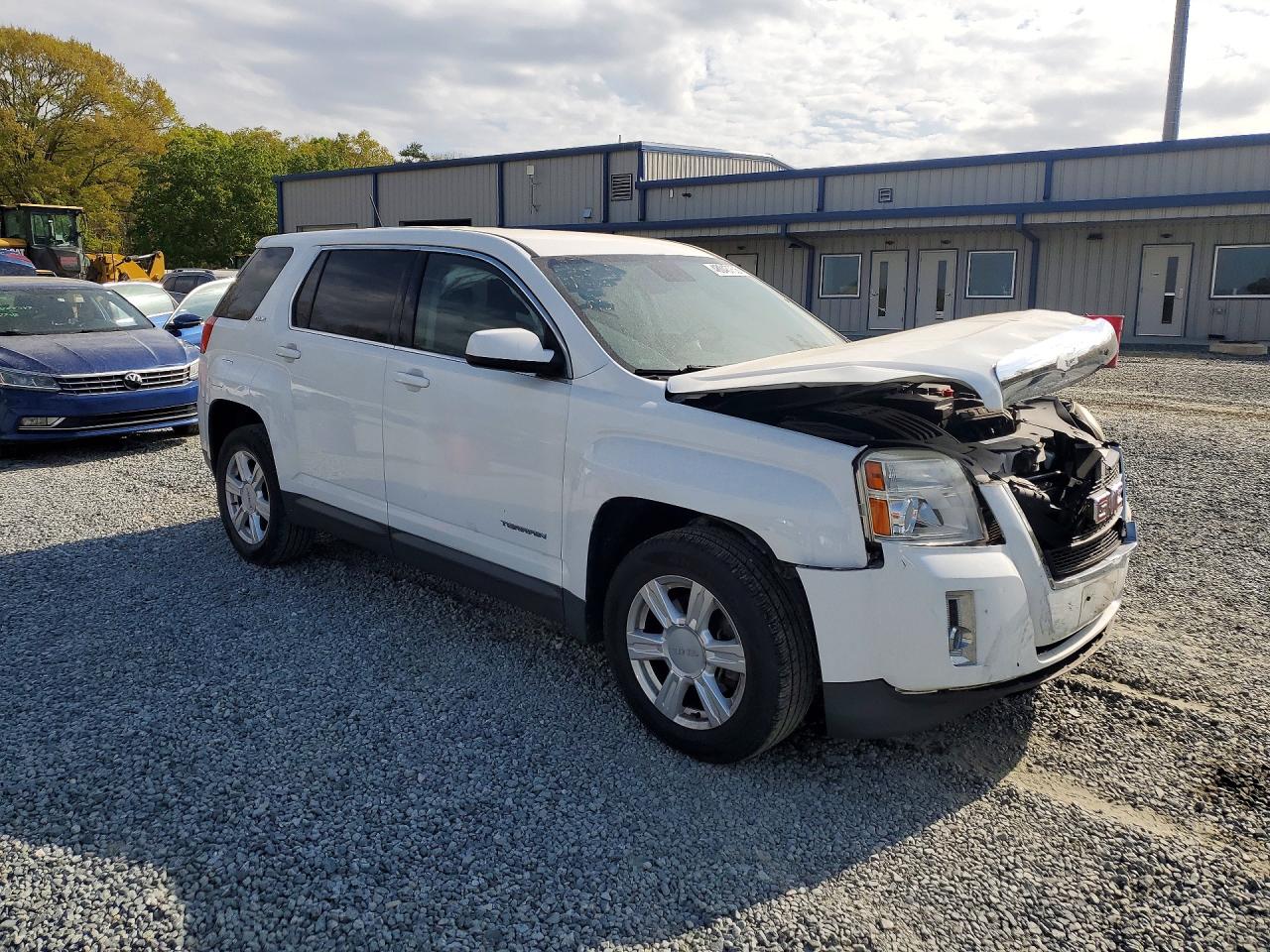 2014 Gmc Terrain Sle White vin: 2GKFLVEK7E6372124