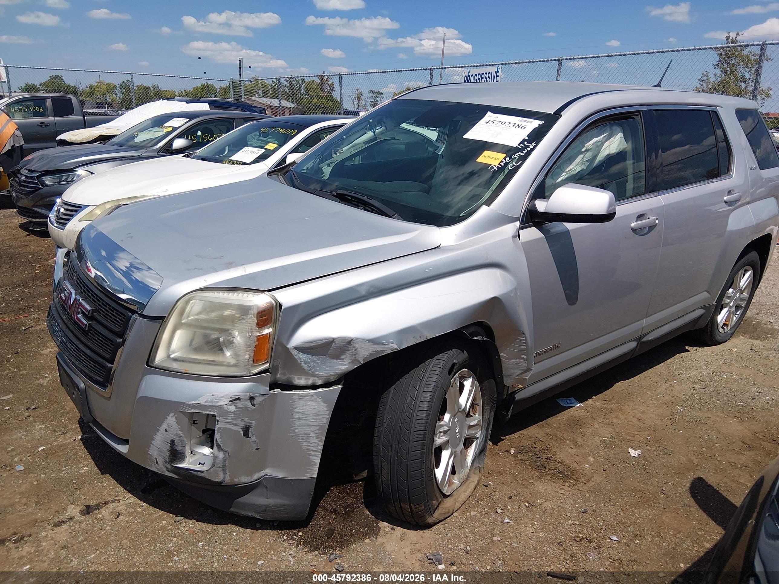 2014 Gmc Terrain Sle-1 Silver vin: 2GKFLVEK8E6277409