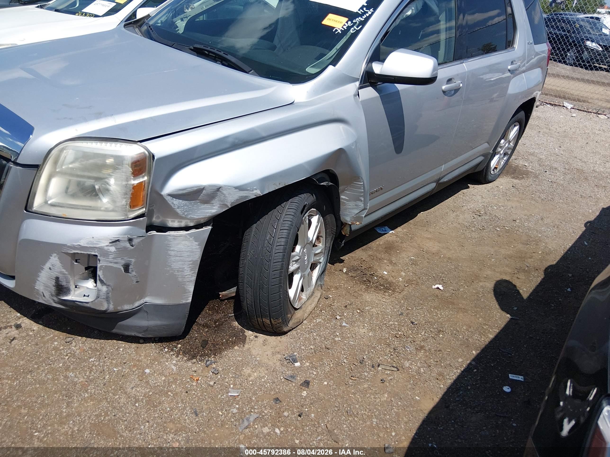 2014 Gmc Terrain Sle-1 Silver vin: 2GKFLVEK8E6277409