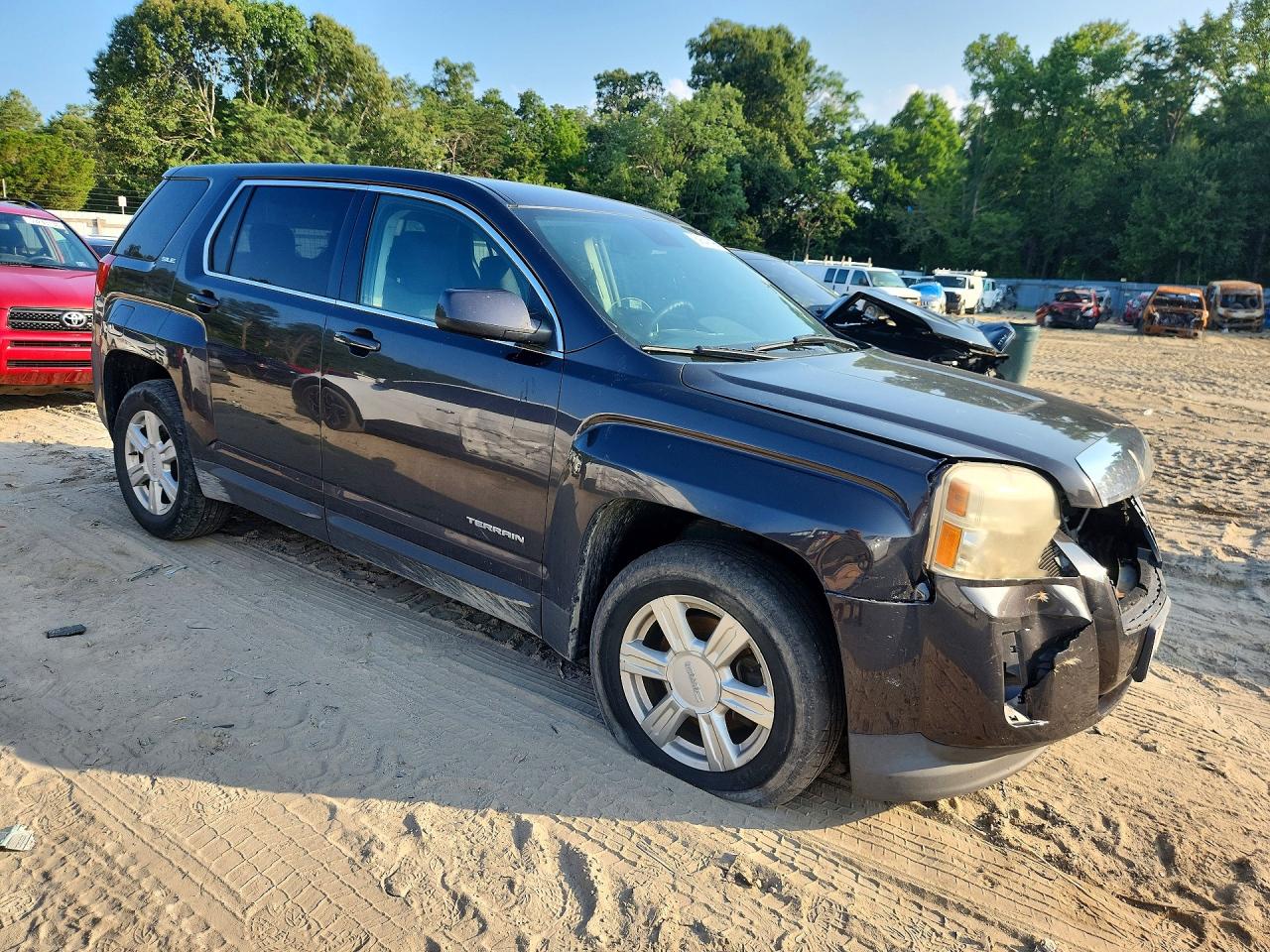 2015 Gmc Terrain Sle Black vin: 2GKFLVEK8F6130122