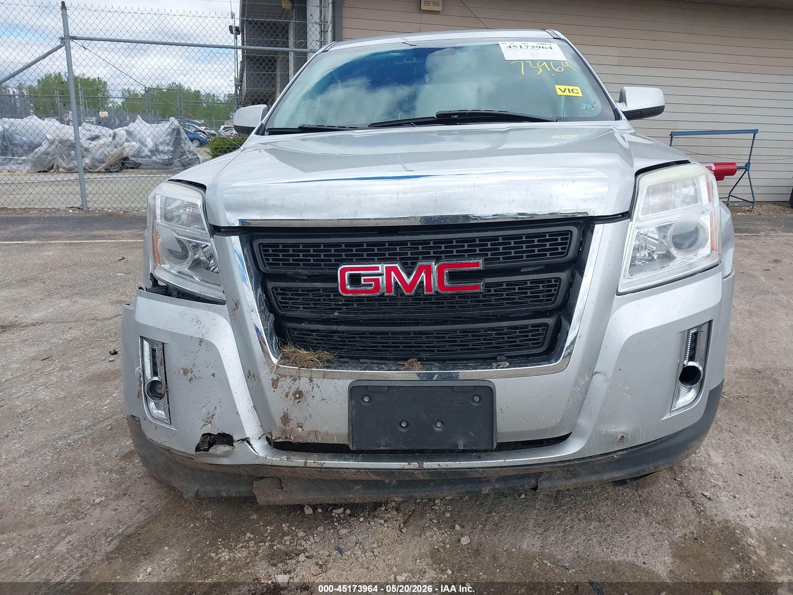 2015 Gmc Terrain Sle-1 Gray vin: 2GKFLVEK8F6335598