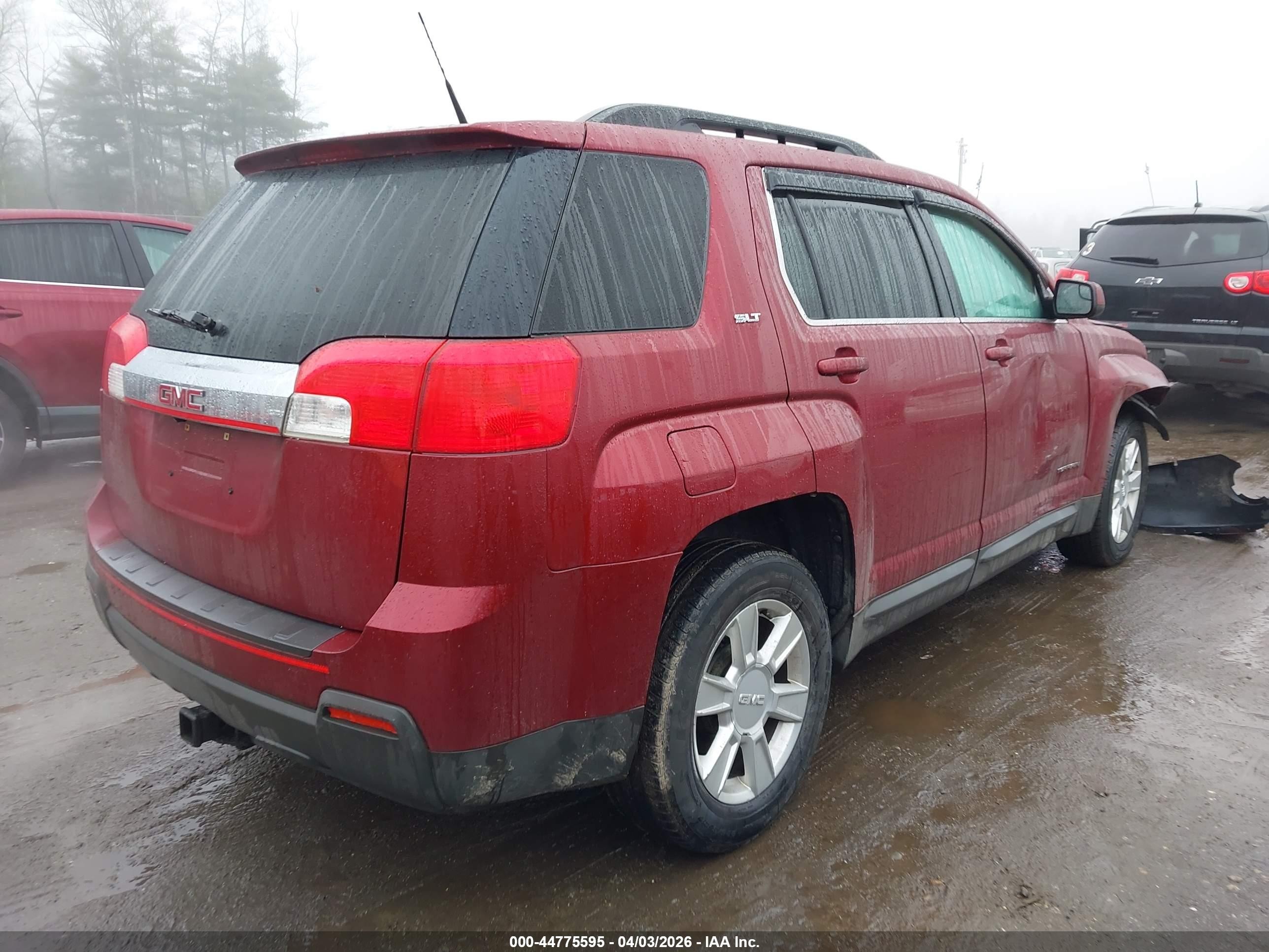 2012 Gmc Terrain Slt-1 Red vin: 2GKFLVEK9C6254606