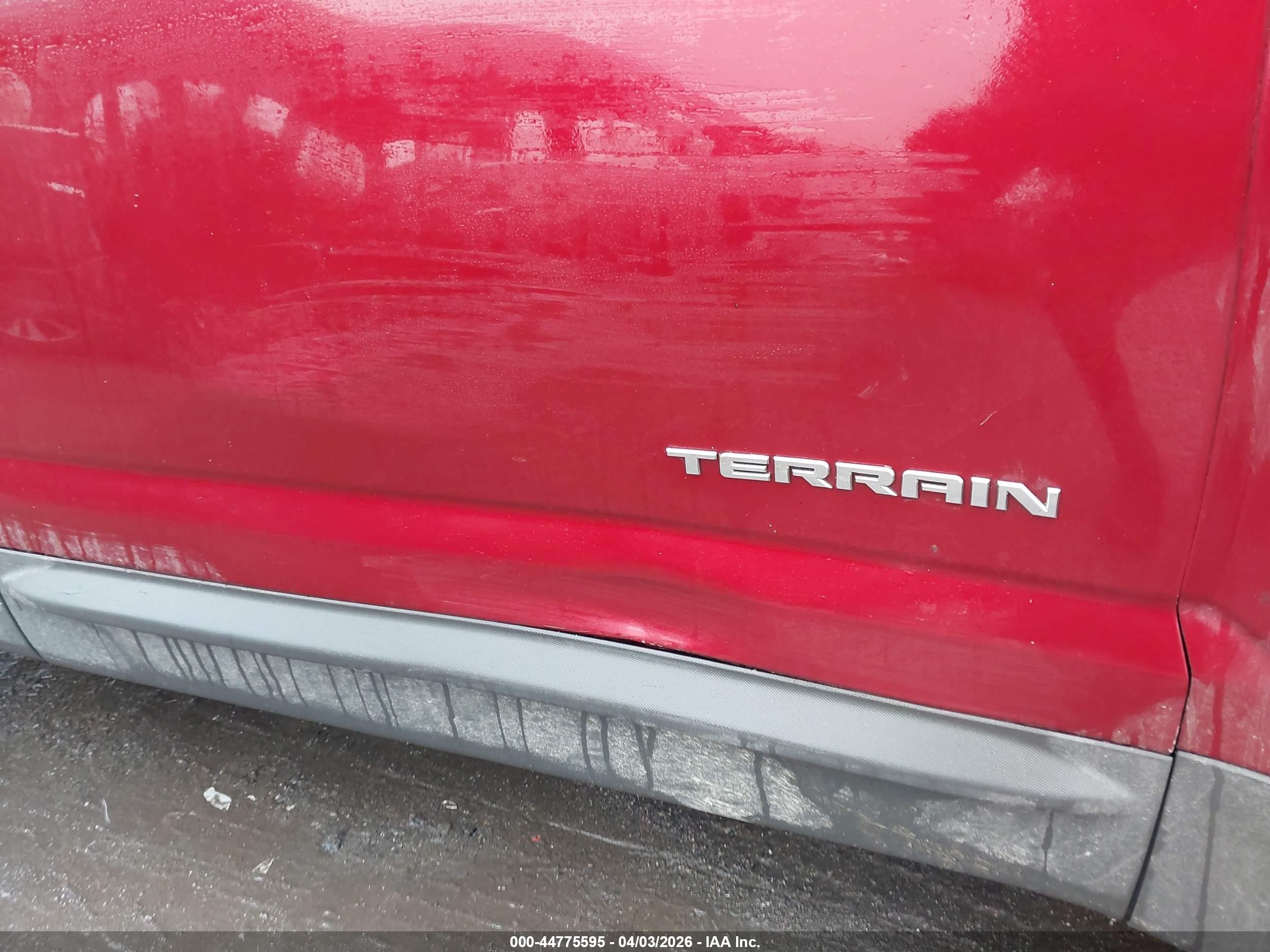 2012 Gmc Terrain Slt-1 Red vin: 2GKFLVEK9C6254606