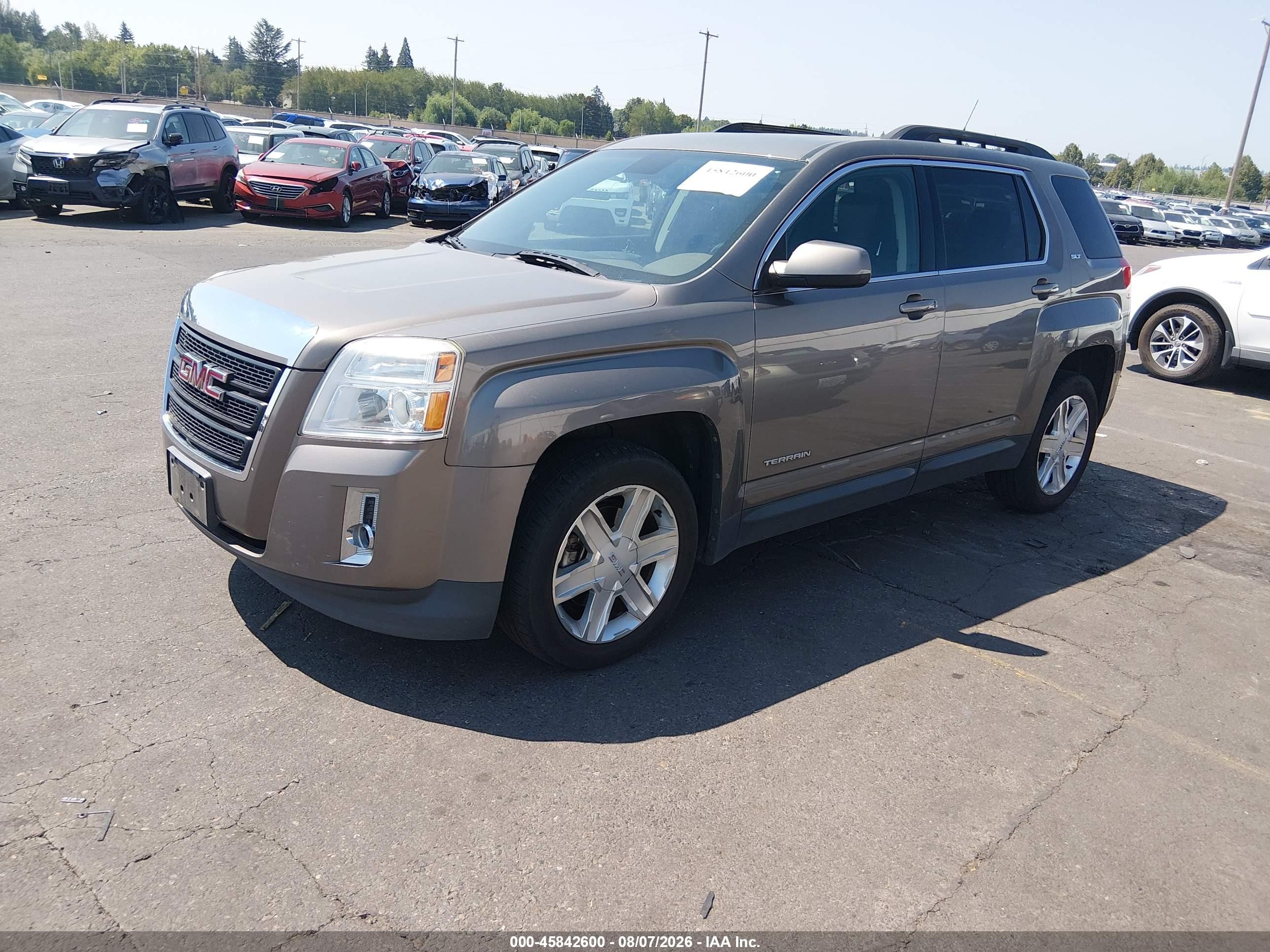2012 Gmc Terrain Slt-1 Brown vin: 2GKFLVEK9C6267534