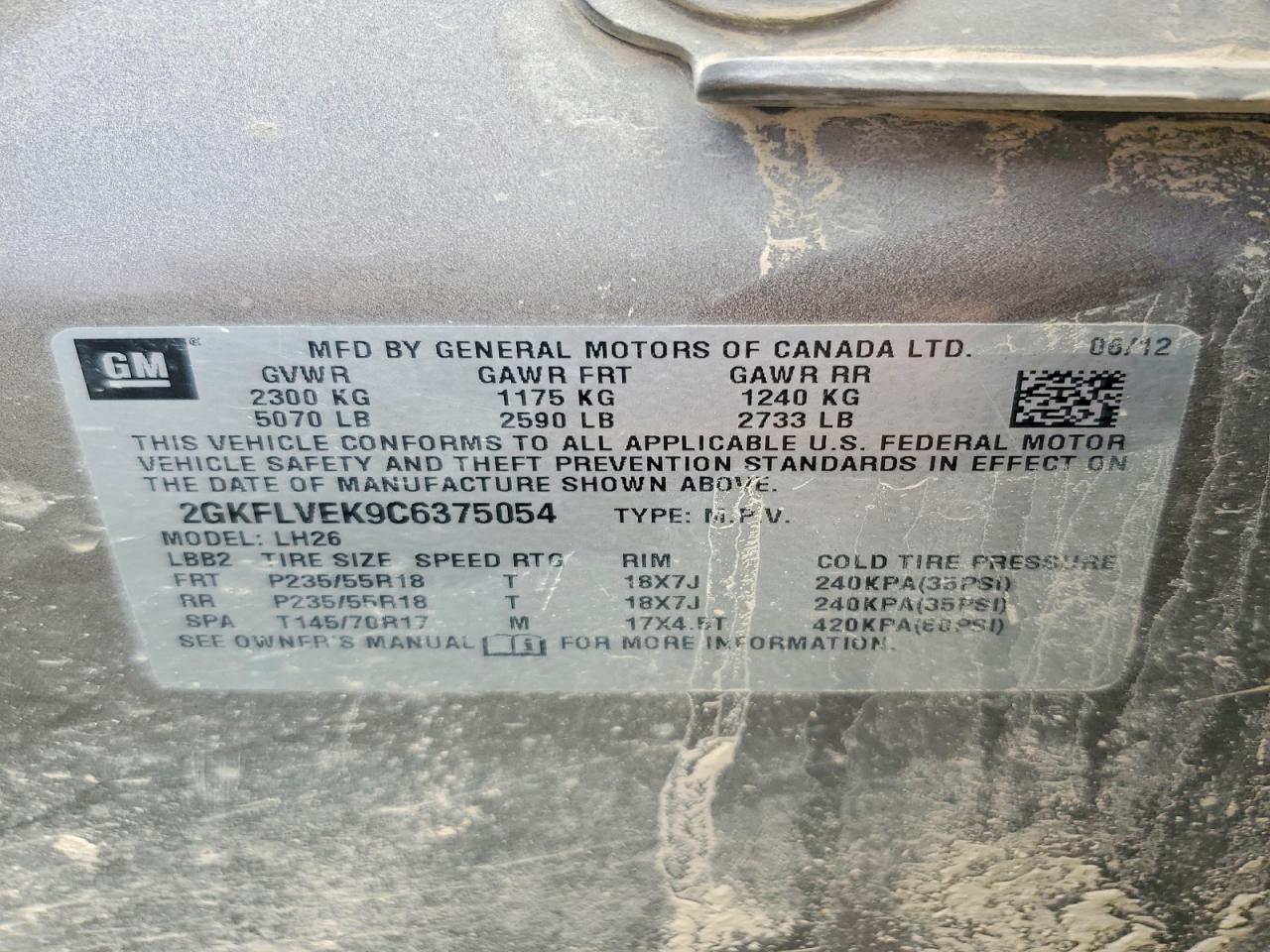 2012 Gmc Terrain Slt Желто-коричневый vin: 2GKFLVEK9C6375054