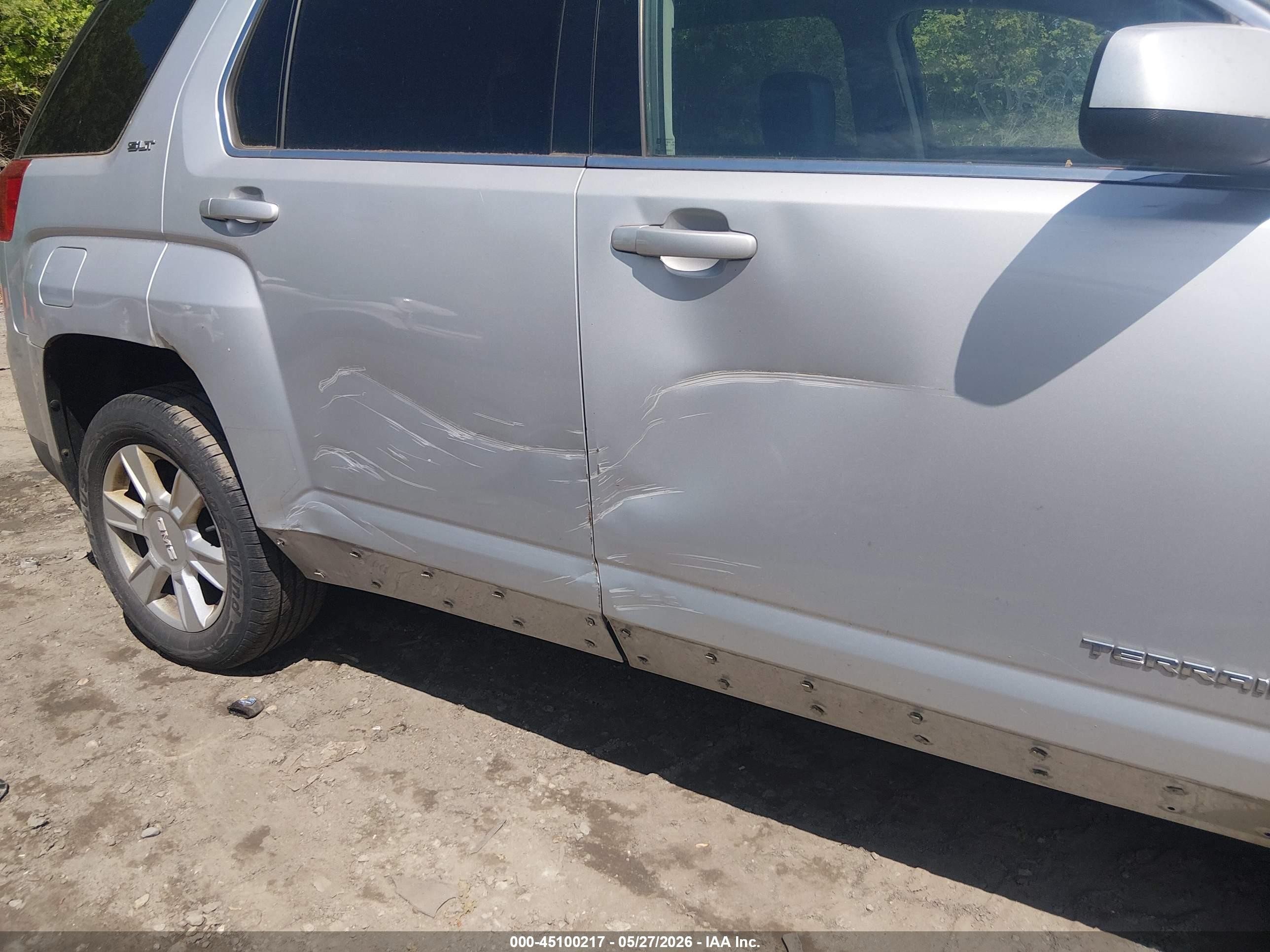2013 Gmc Terrain Slt-1 Silver vin: 2GKFLVEK9D6264148