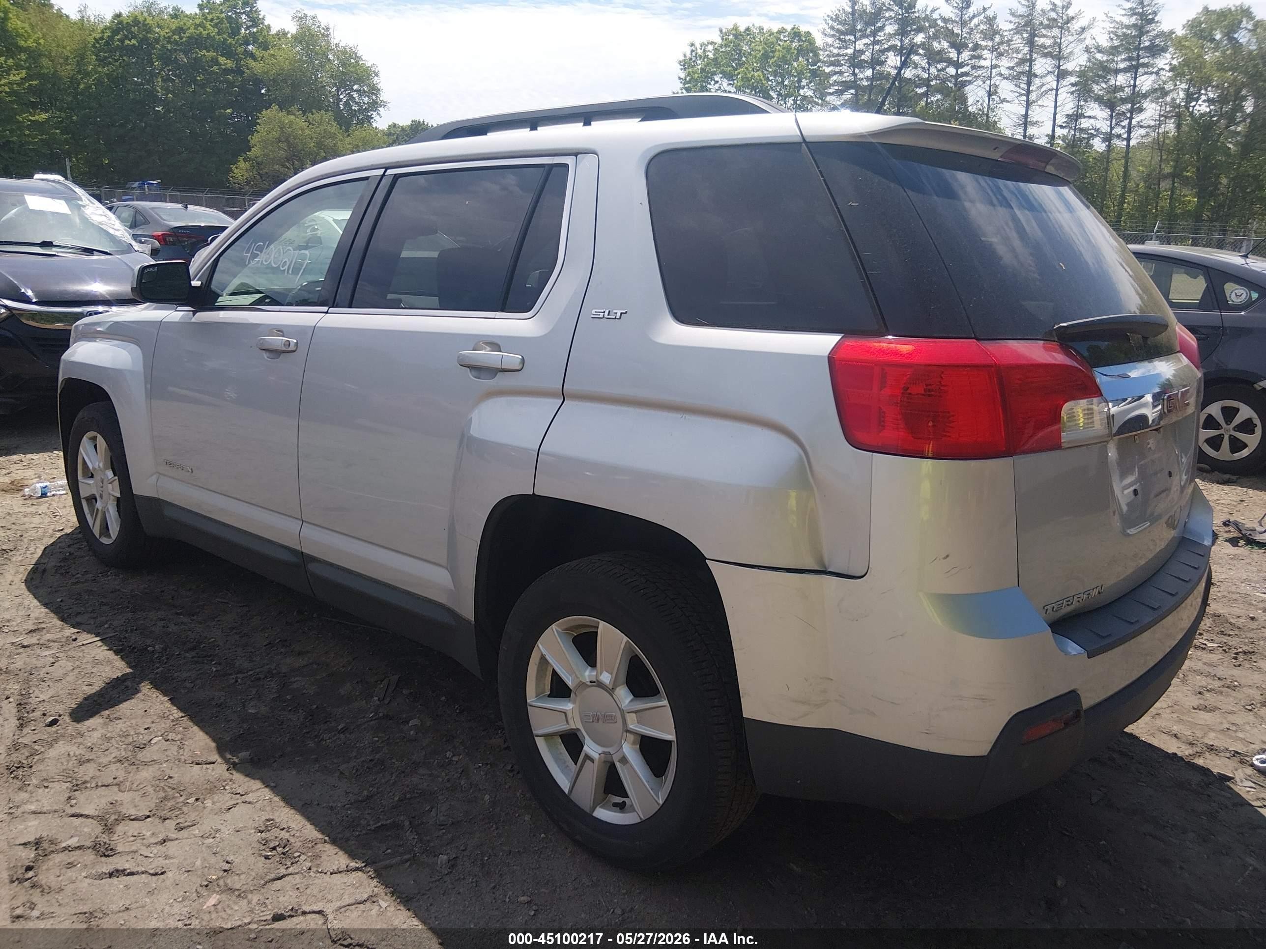 2013 Gmc Terrain Slt-1 Silver vin: 2GKFLVEK9D6264148
