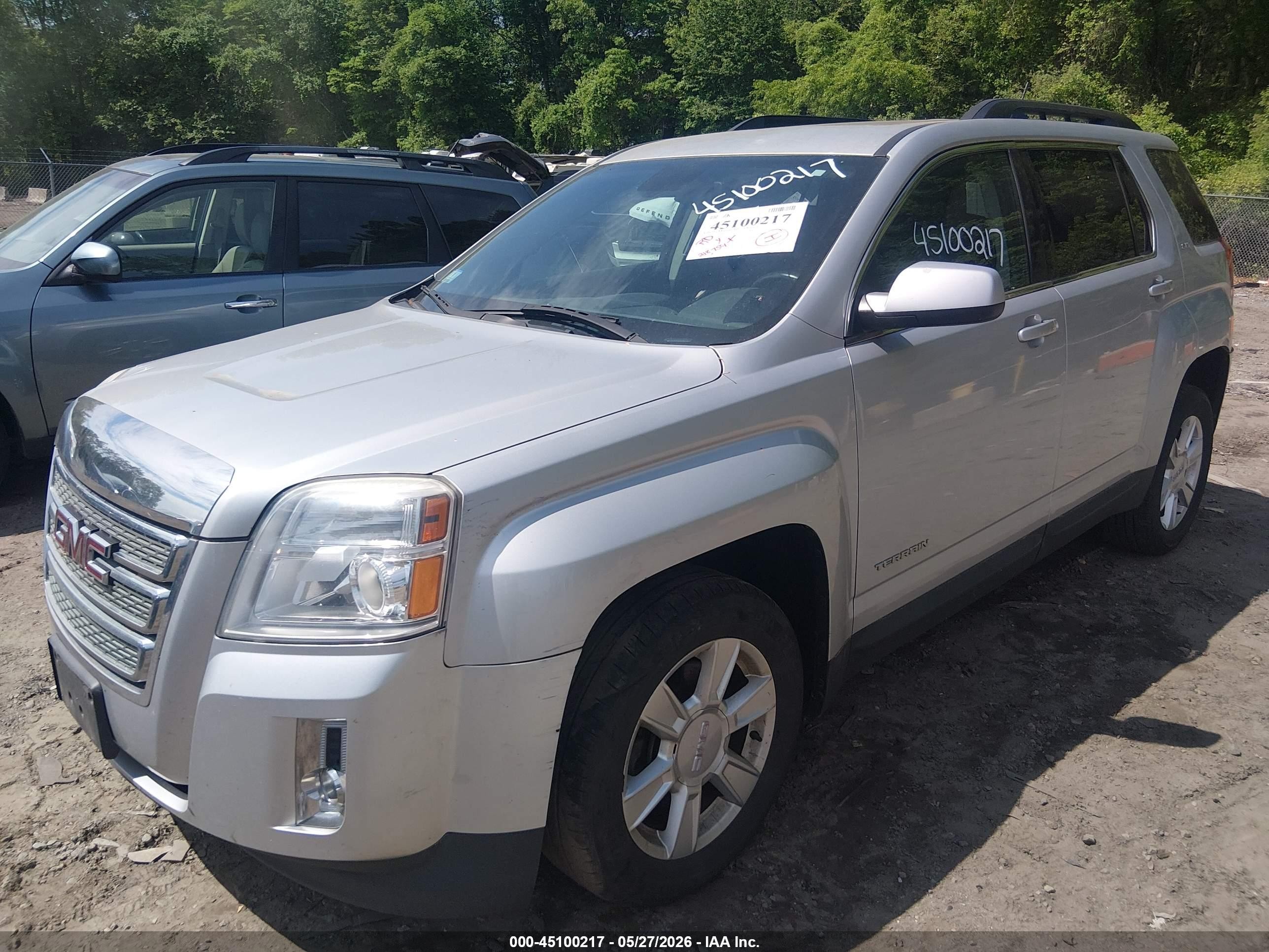2013 Gmc Terrain Slt-1 Silver vin: 2GKFLVEK9D6264148