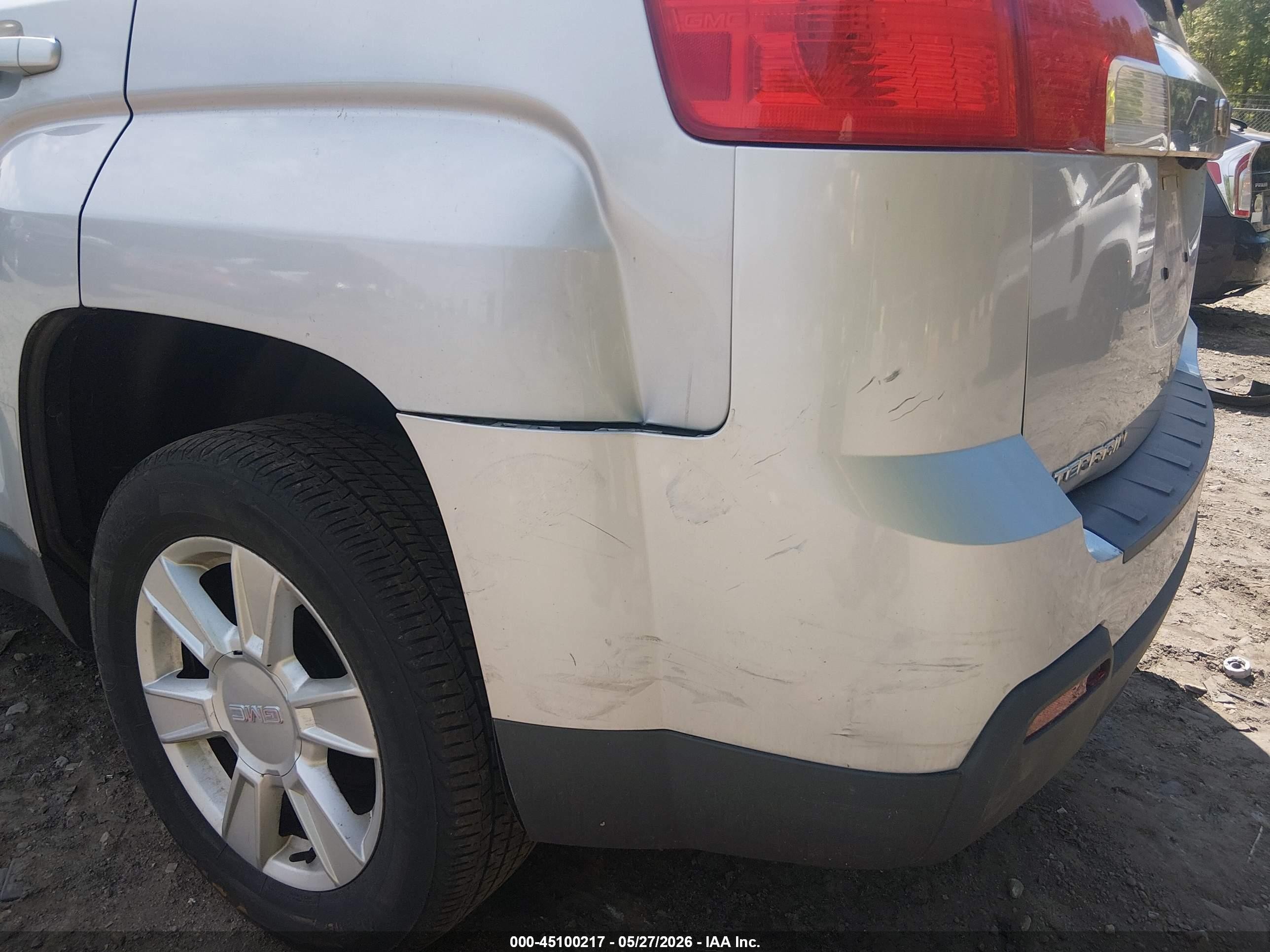 2013 Gmc Terrain Slt-1 Silver vin: 2GKFLVEK9D6264148
