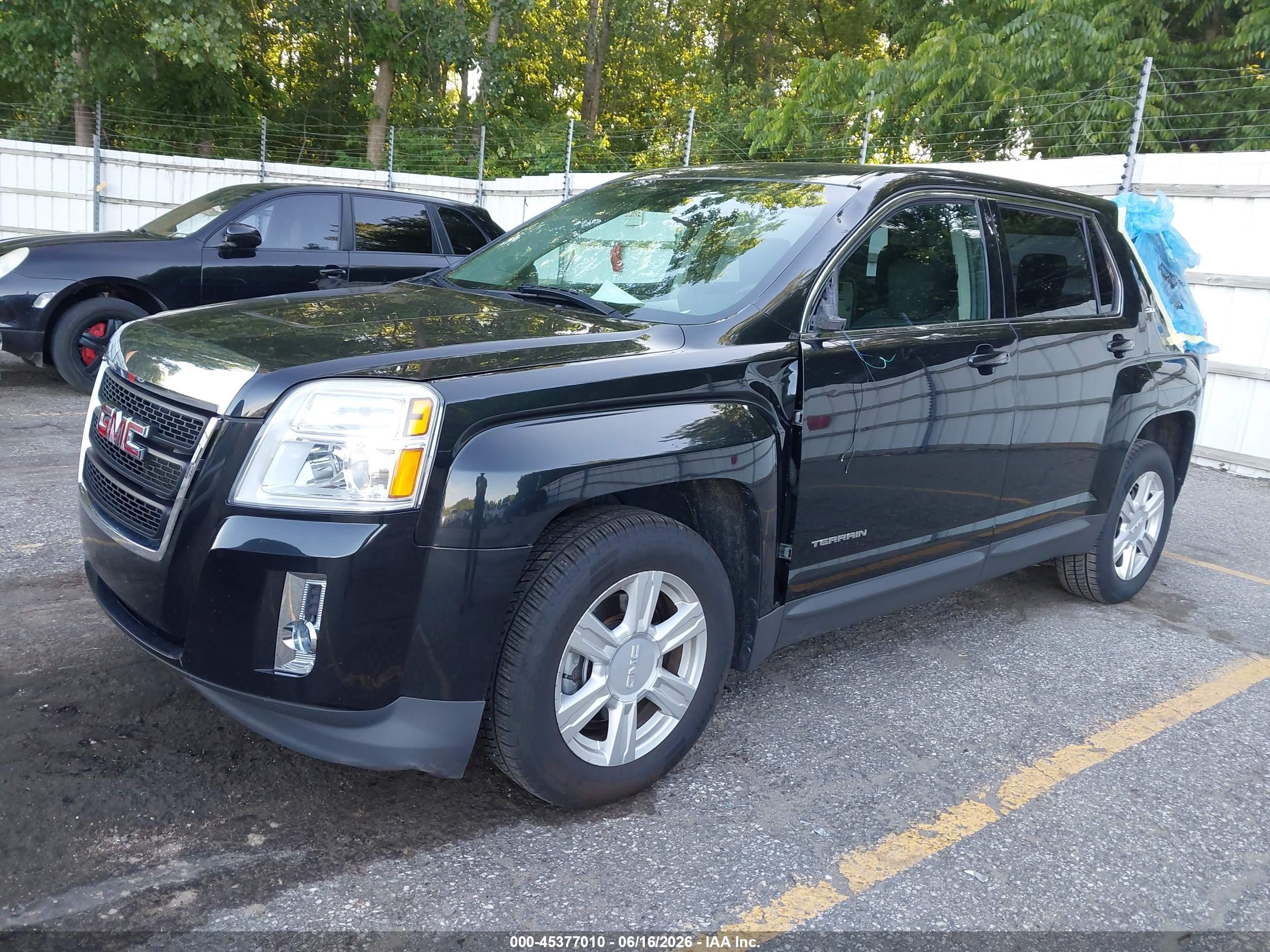 2014 Gmc Terrain Sle-1 Черный vin: 2GKFLVEK9E6223553