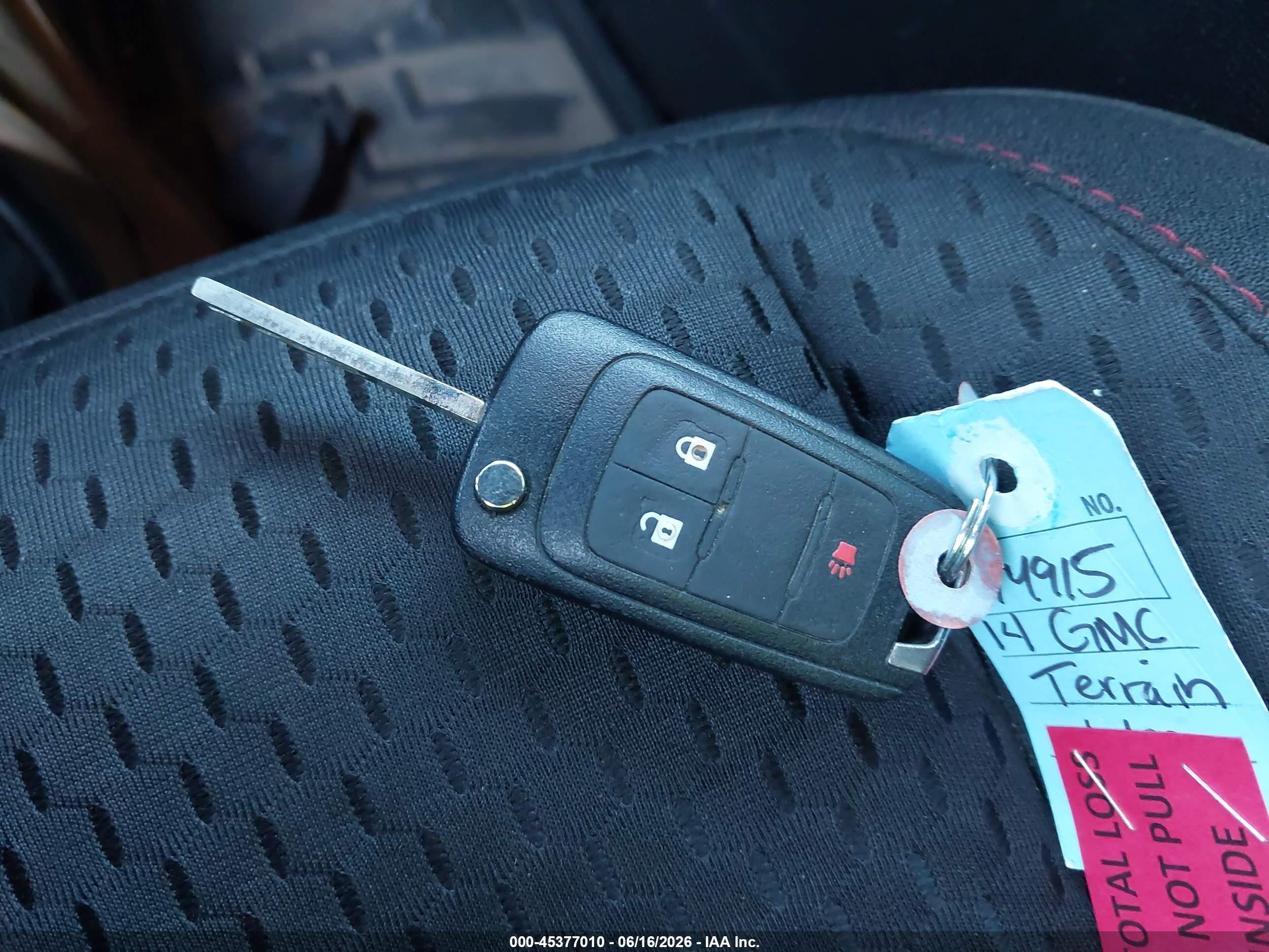 2014 Gmc Terrain Sle-1 Черный vin: 2GKFLVEK9E6223553
