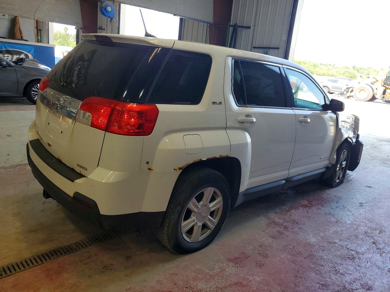 2014 Gmc Terrain Sle White vin: 2GKFLVEK9E6251059