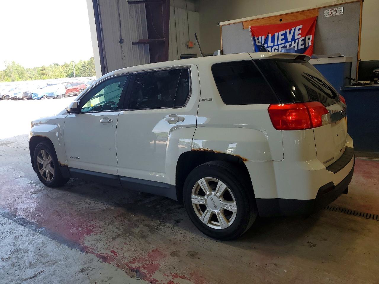 2014 Gmc Terrain Sle White vin: 2GKFLVEK9E6251059