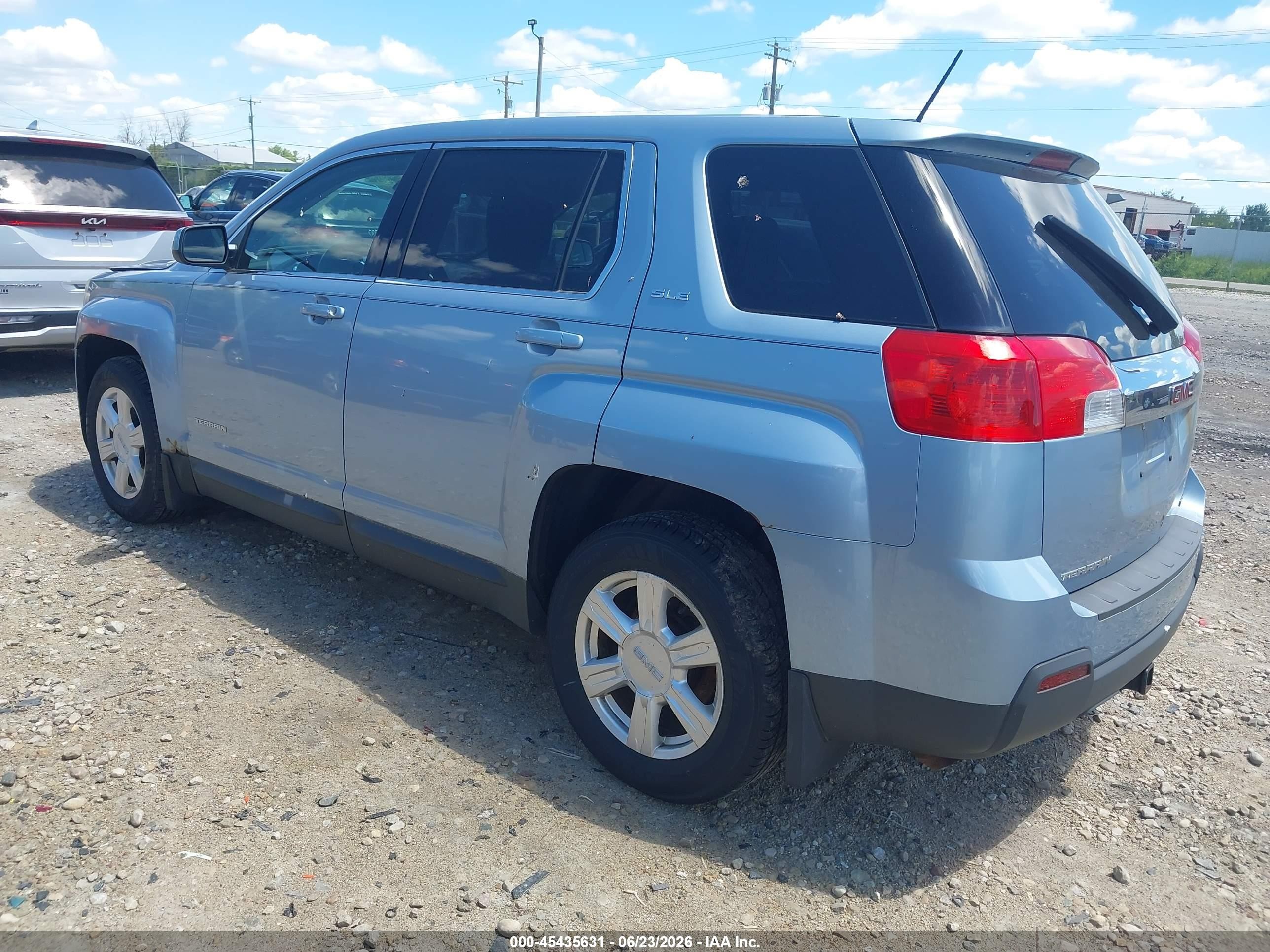 2015 Gmc Terrain Sle-1 Light Blue vin: 2GKFLVEK9F6195898
