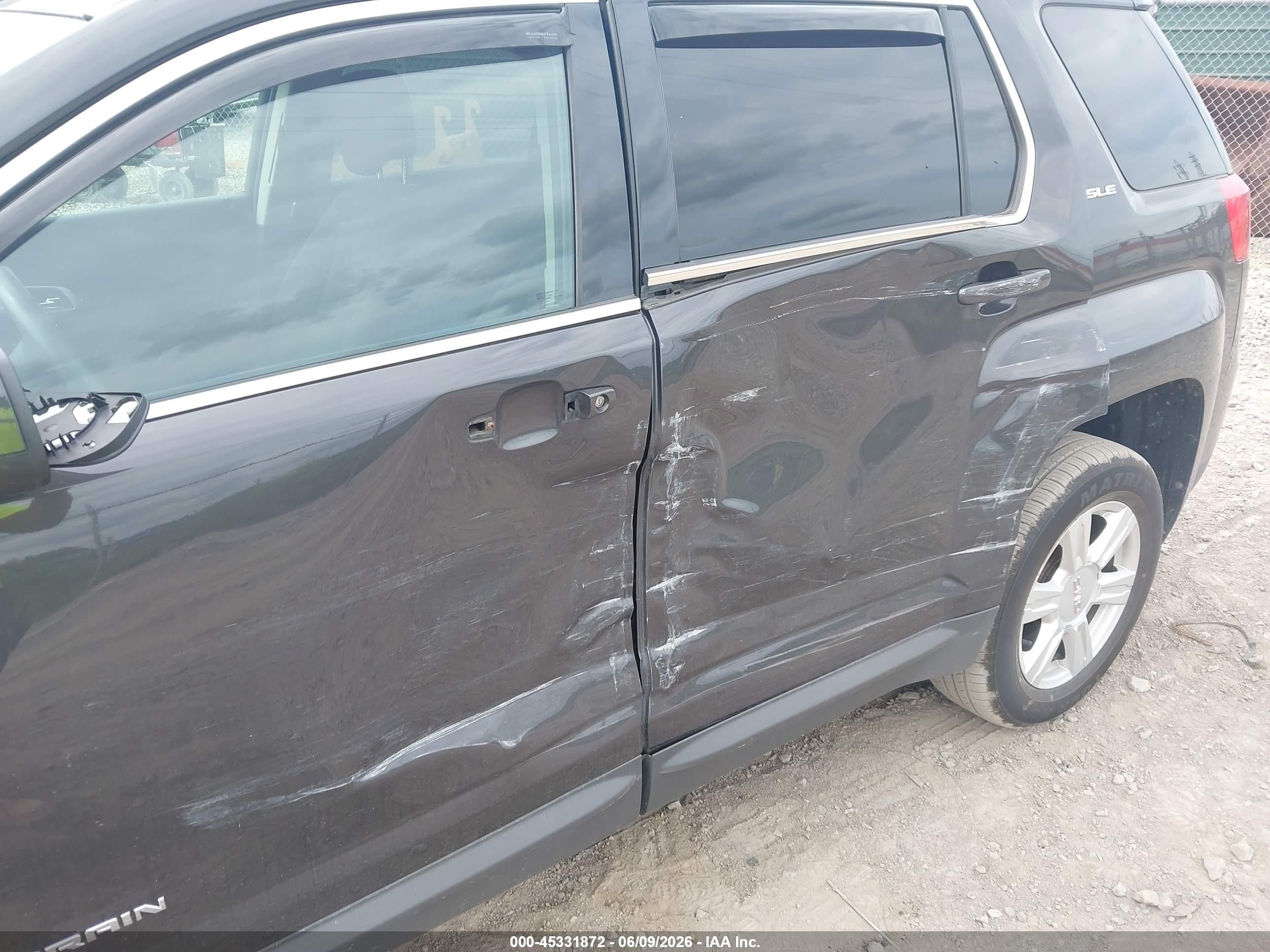 2015 Gmc Terrain Sle-1 Gray vin: 2GKFLVEK9F6401835