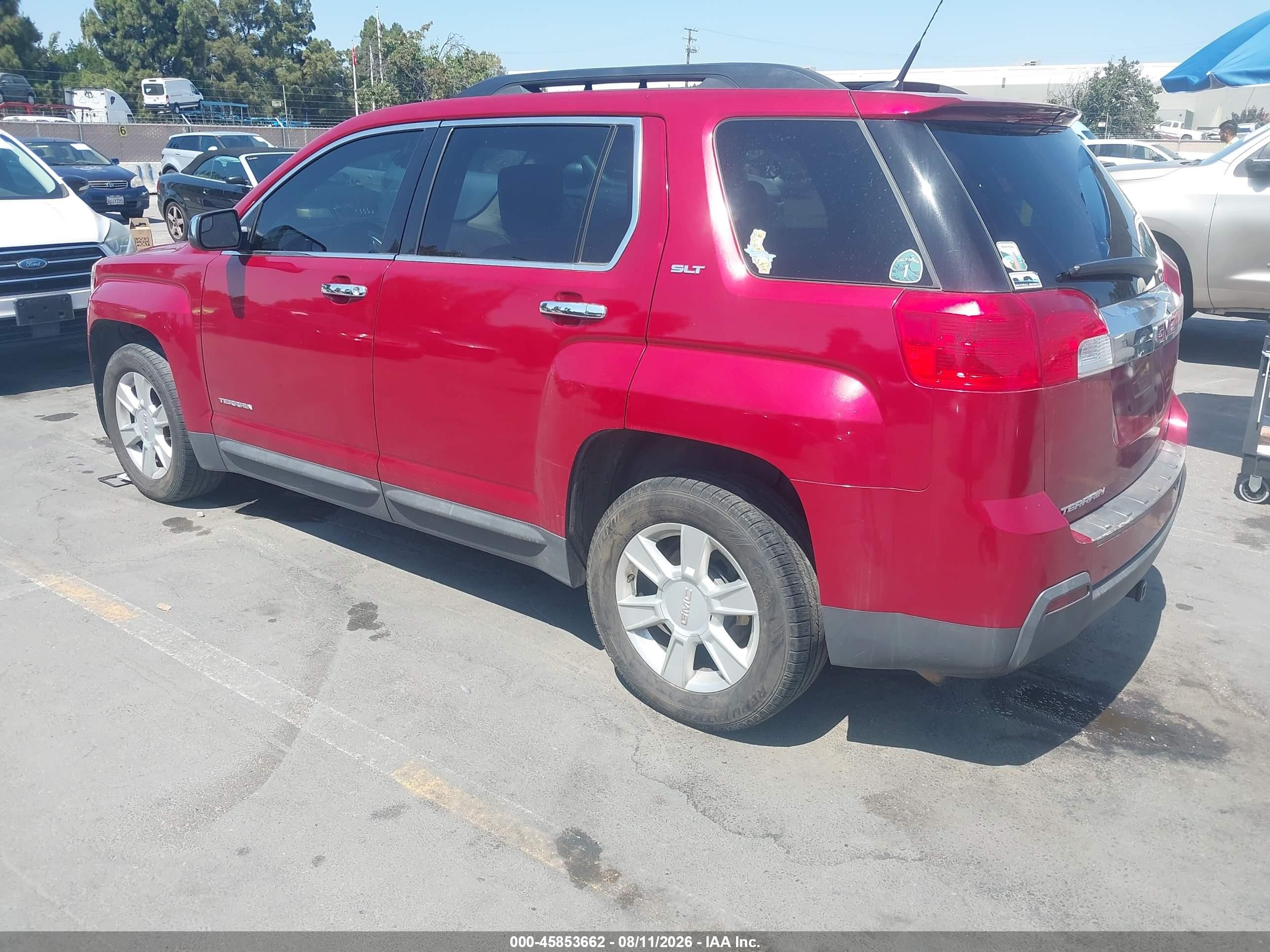 2013 Gmc Terrain Slt-1 Красный vin: 2GKFLVEKXD6137599