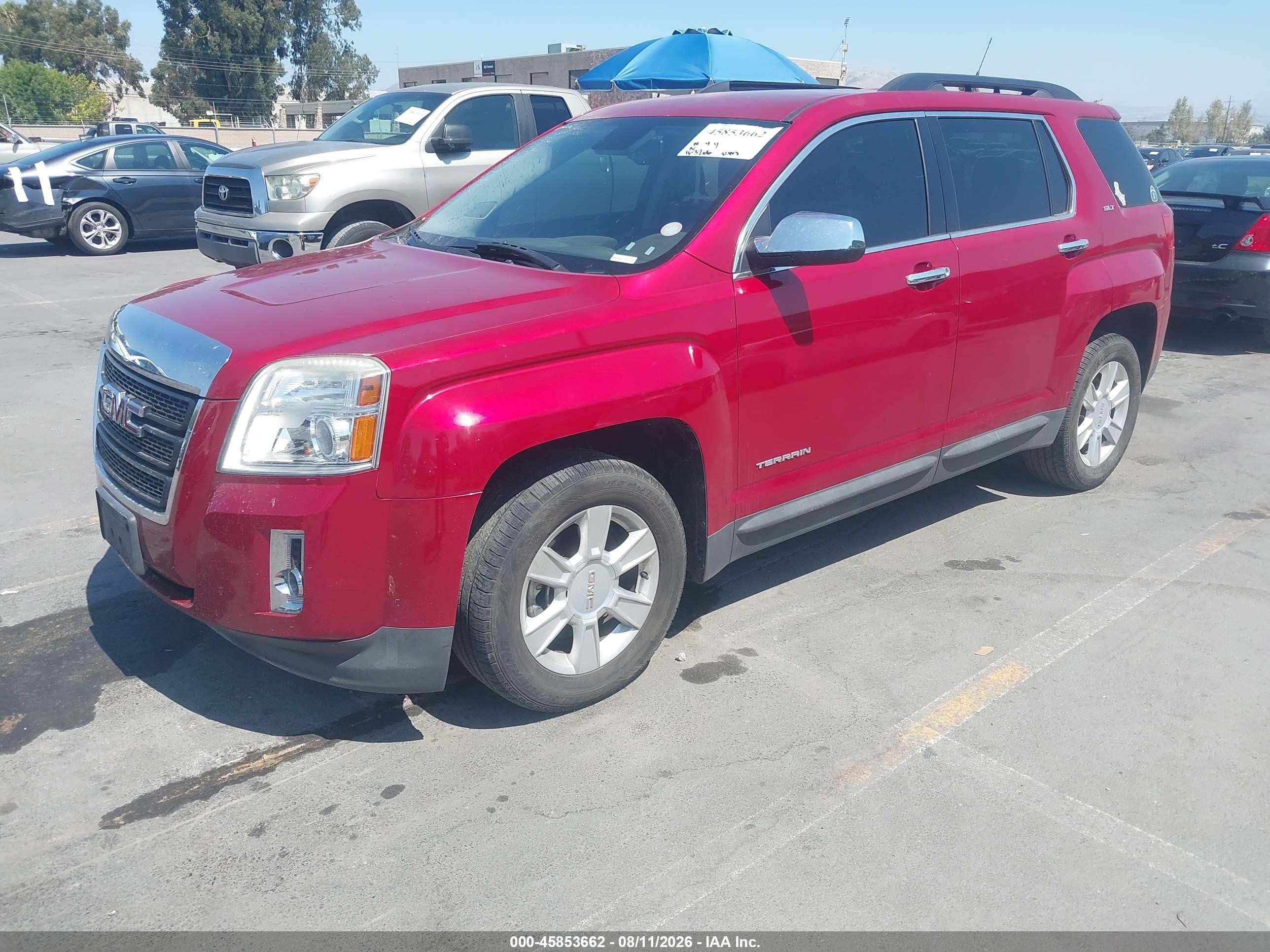 2013 Gmc Terrain Slt-1 Красный vin: 2GKFLVEKXD6137599