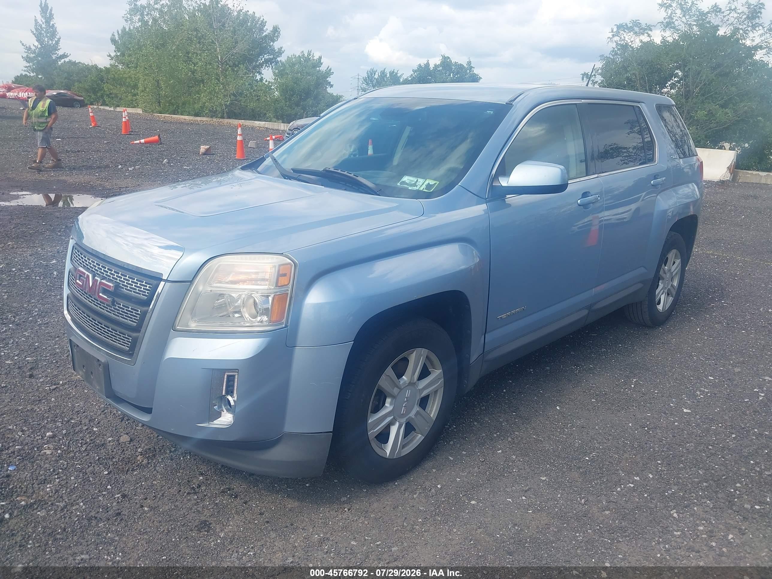 2014 Gmc Terrain Sle-1 Light Blue vin: 2GKFLVEKXE6113076
