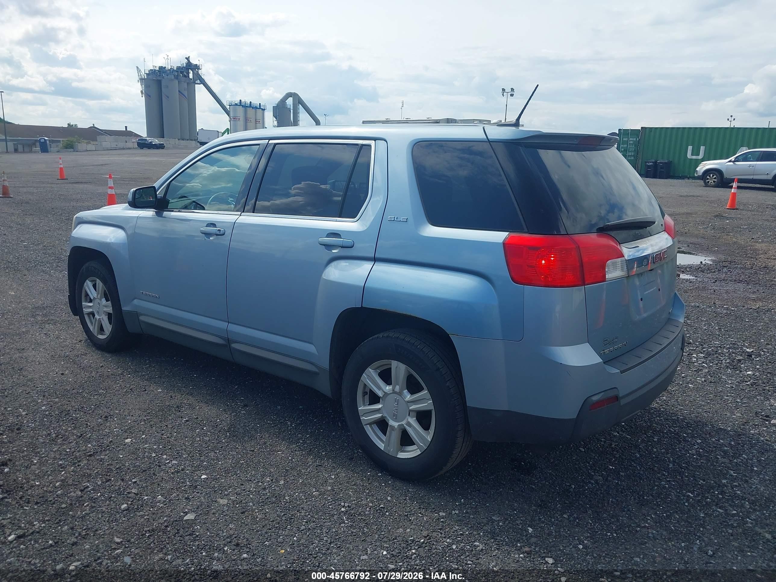 2014 Gmc Terrain Sle-1 Light Blue vin: 2GKFLVEKXE6113076