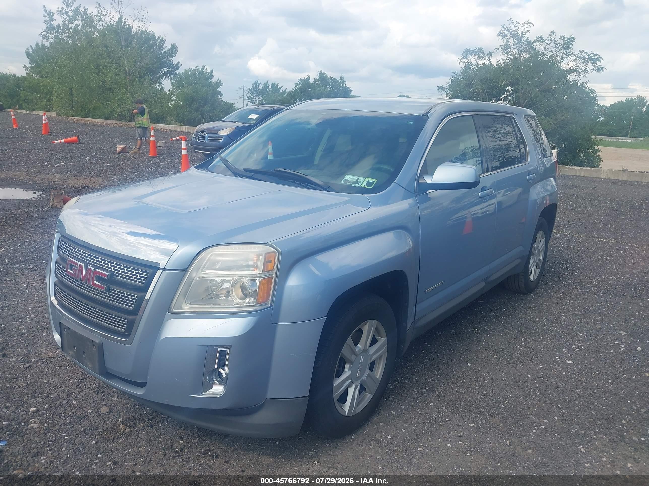 2014 Gmc Terrain Sle-1 Light Blue vin: 2GKFLVEKXE6113076
