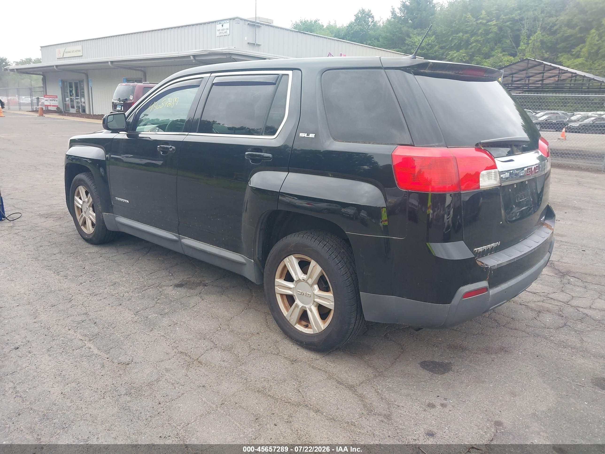 2014 Gmc Terrain Sle-1 Black vin: 2GKFLVEKXE6185959