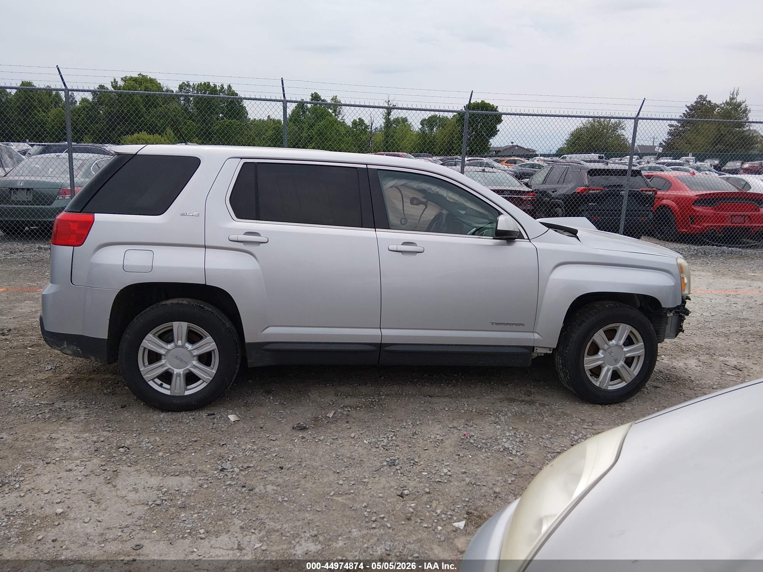2014 Gmc Terrain Sle-1 Silver vin: 2GKFLVEKXE6342017
