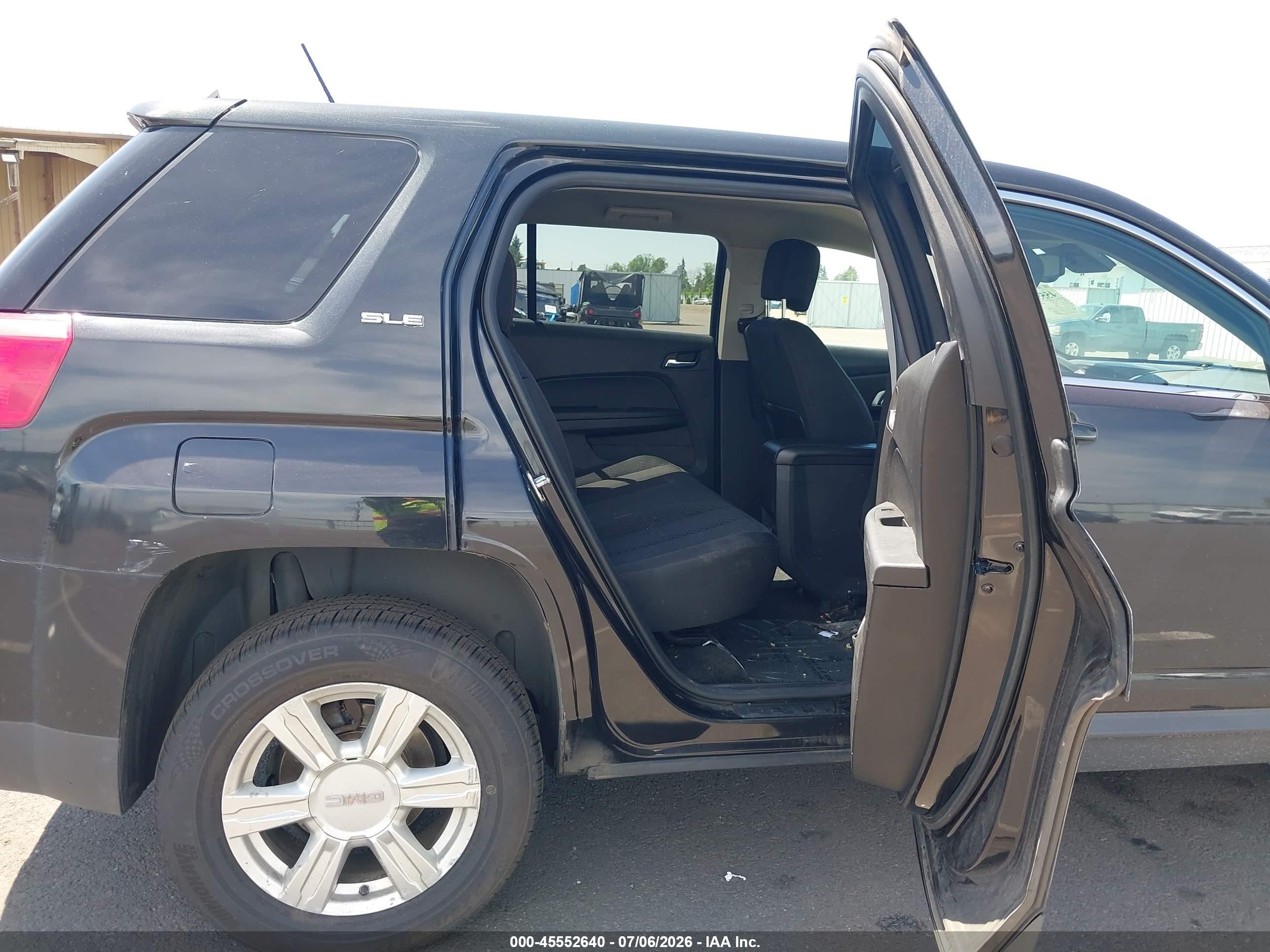 2014 Gmc Terrain Sle-1 Черный vin: 2GKFLVEKXE6351946