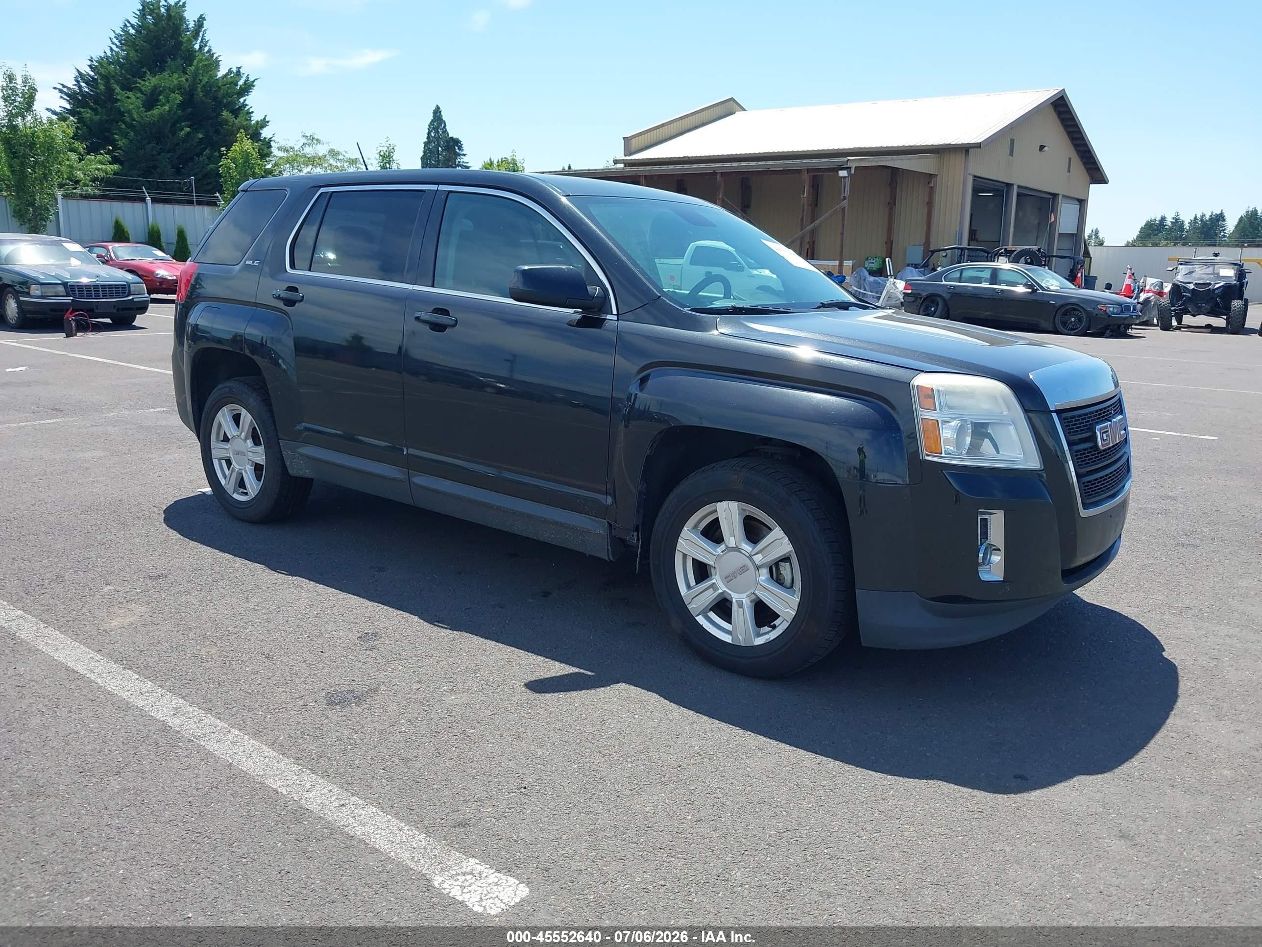 2014 Gmc Terrain Sle-1 Black vin: 2GKFLVEKXE6351946