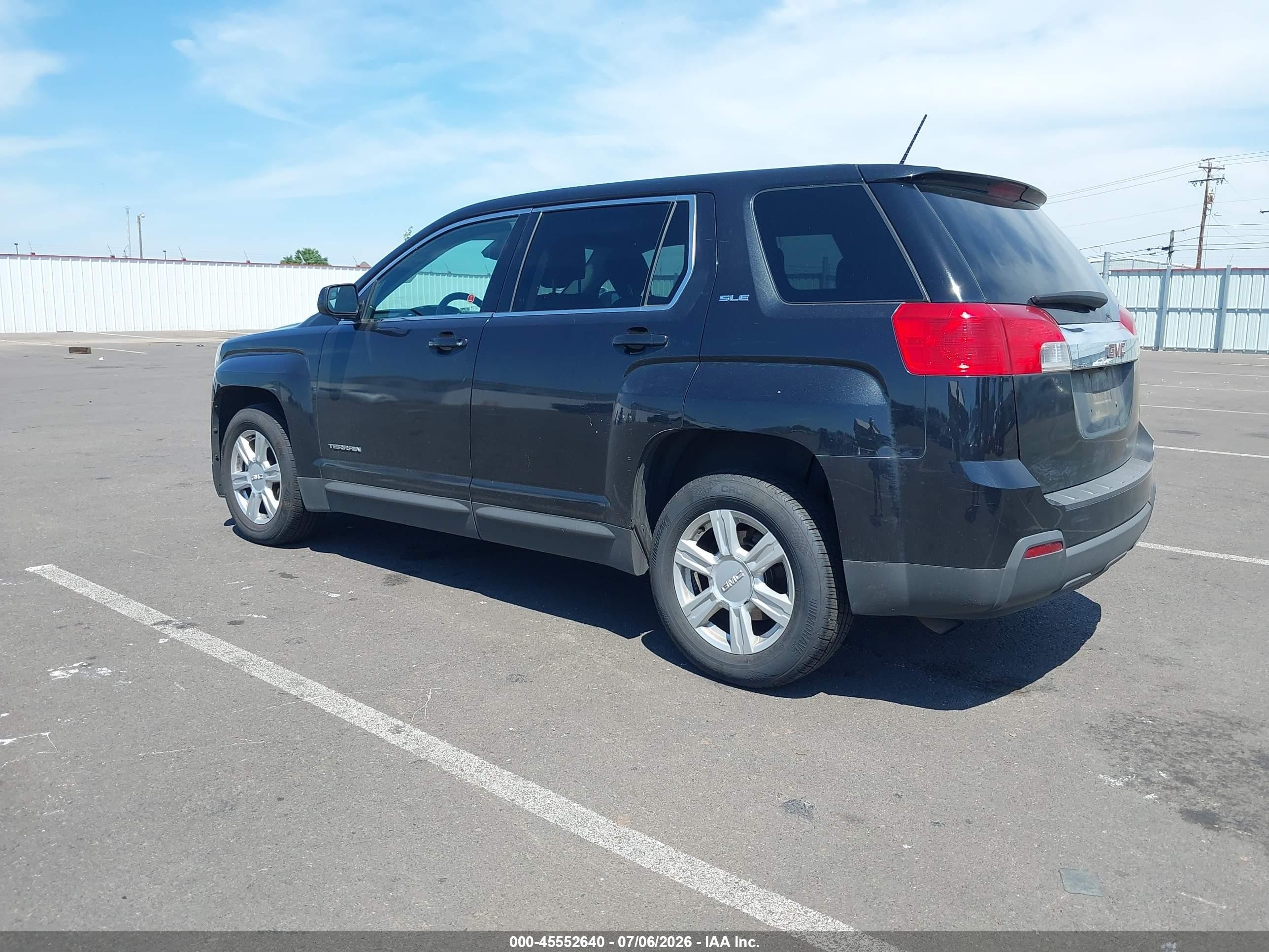 2014 Gmc Terrain Sle-1 Черный vin: 2GKFLVEKXE6351946