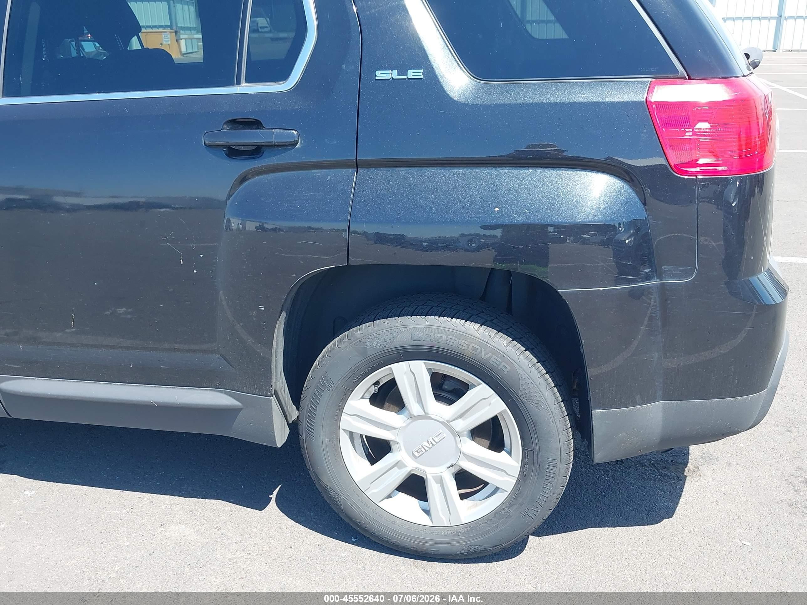 2014 Gmc Terrain Sle-1 Черный vin: 2GKFLVEKXE6351946