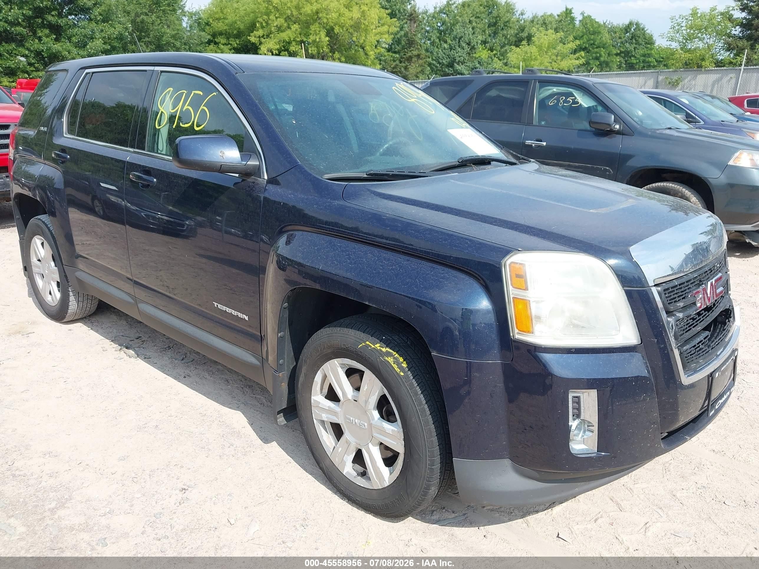 2015 Gmc Terrain Sle-1 Синий vin: 2GKFLVEKXF6127626