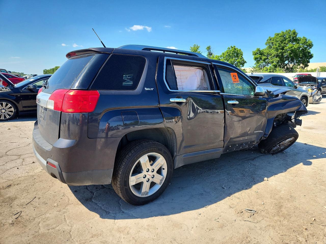2013 Gmc Terrain Slt Charcoal vin: 2GKFLWE30D6123872