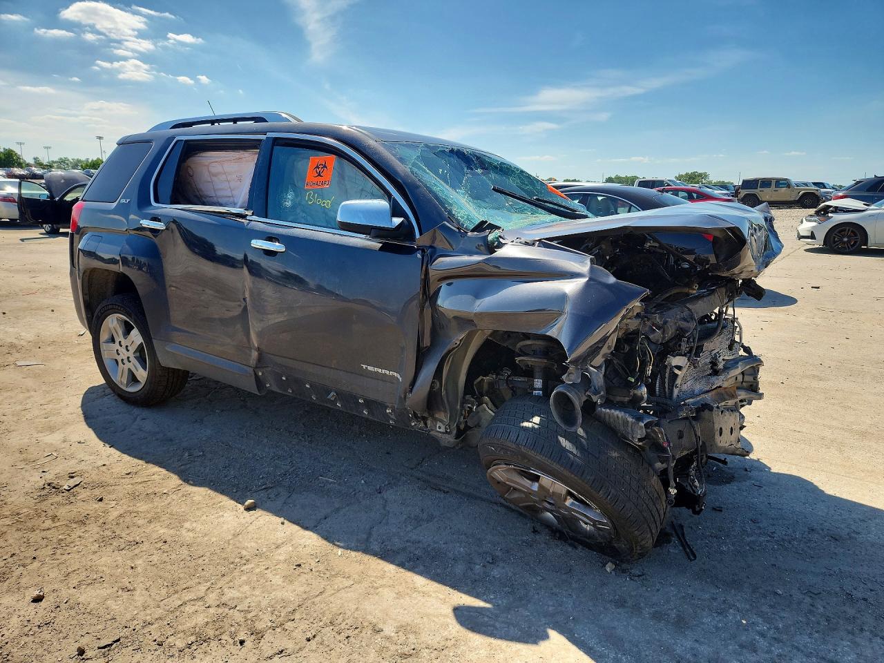 2013 Gmc Terrain Slt Charcoal vin: 2GKFLWE30D6123872