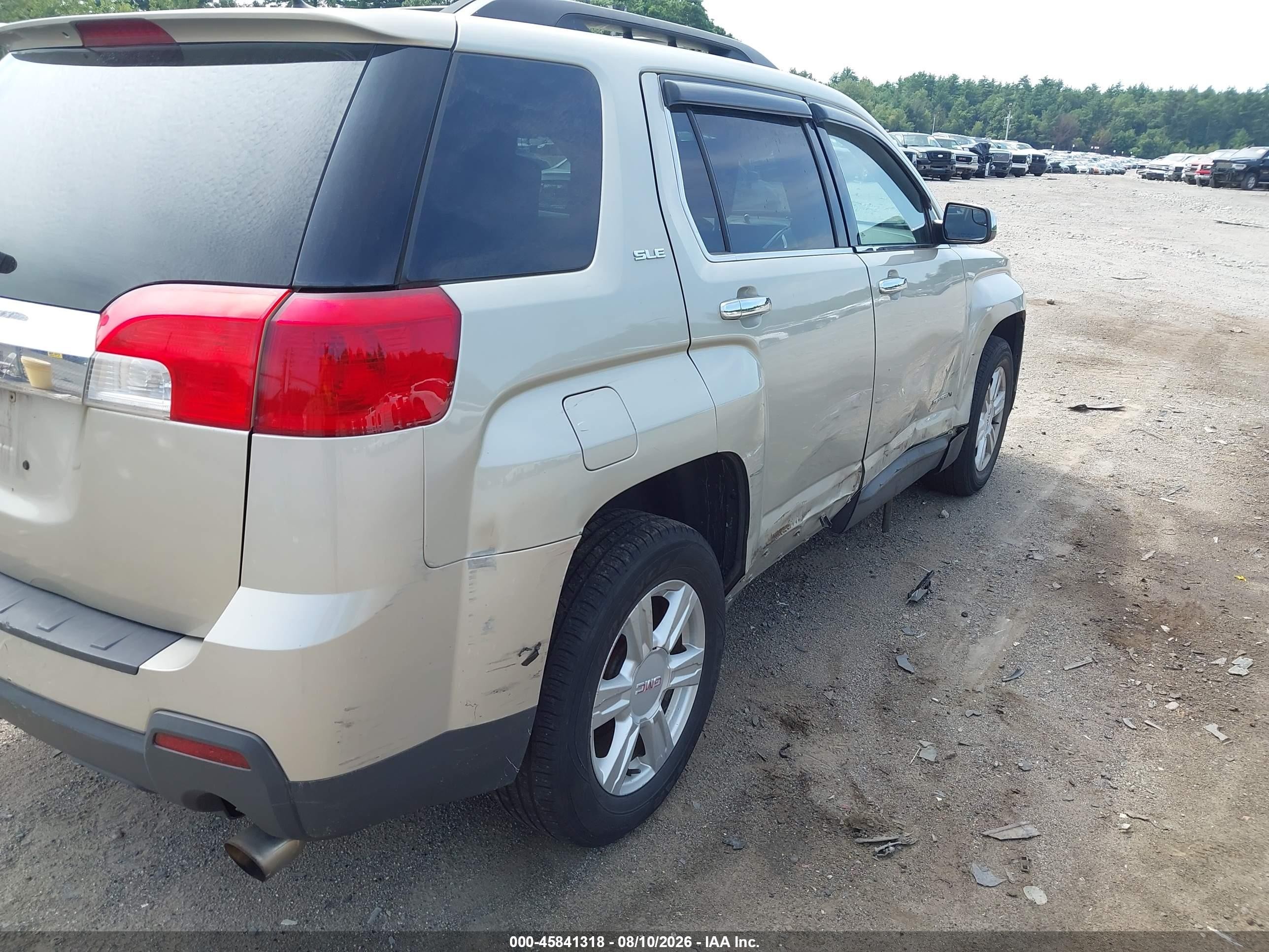 2014 Gmc Terrain Sle-2 Gold vin: 2GKFLWE30E6359455