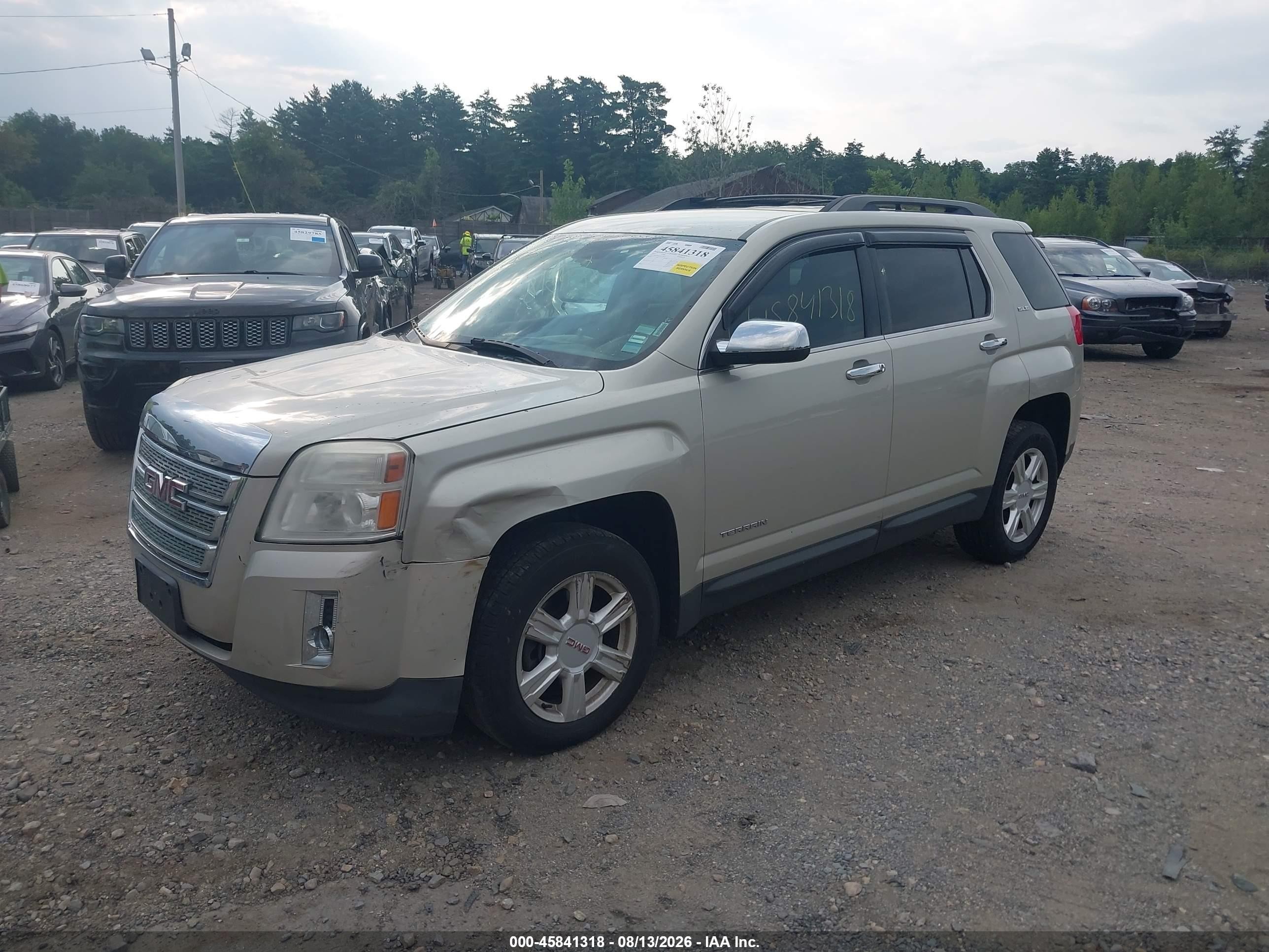 2014 Gmc Terrain Sle-2 Gold vin: 2GKFLWE30E6359455